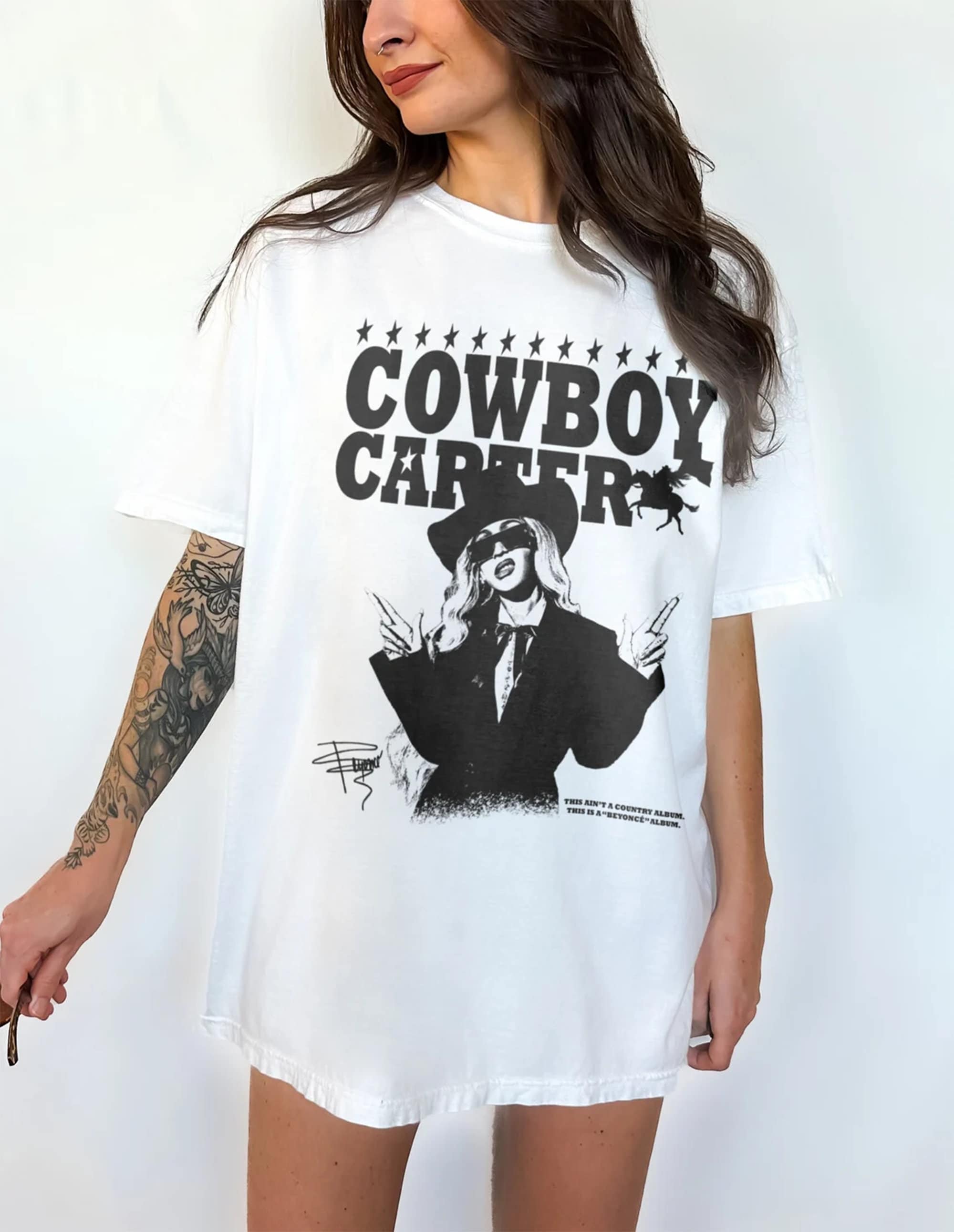 Beyoncé Cowboy Carter Tee - Beyhive Exclusive Shirt Hoodie, Sweatshirt | PodTeesHub.com