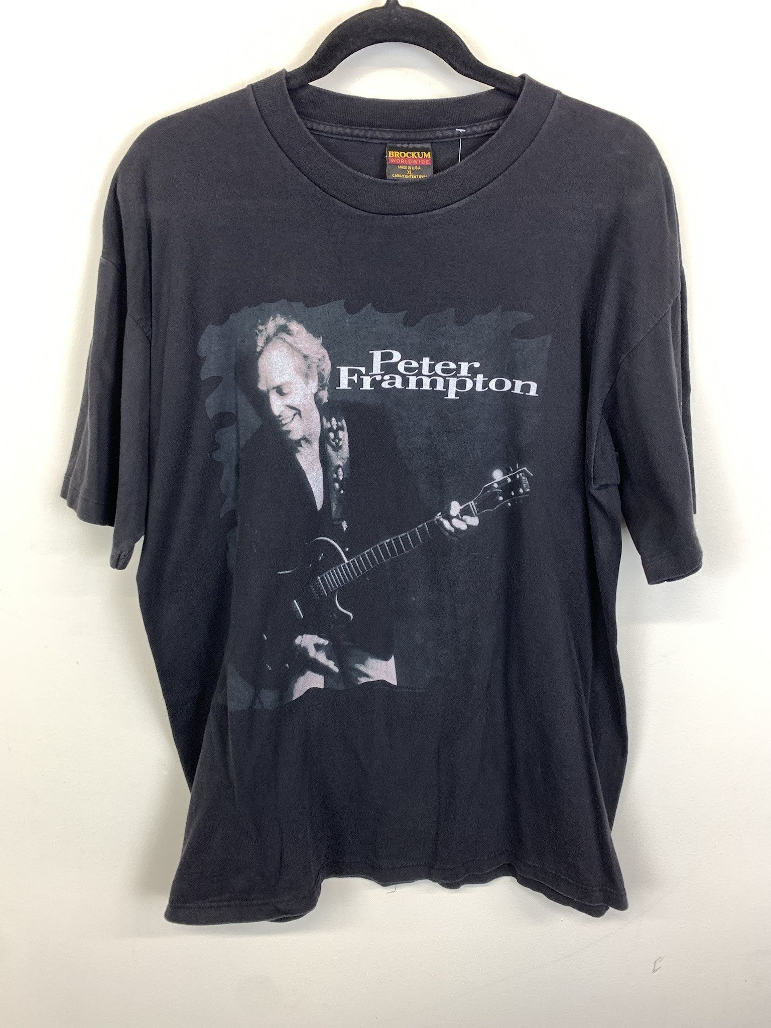 Vintage Peter Frampton 1995 World Tour Tee Shirt Singlestitch Band Tee Size Xl Hoodie, Sweatshirt | PodTeesHub.com