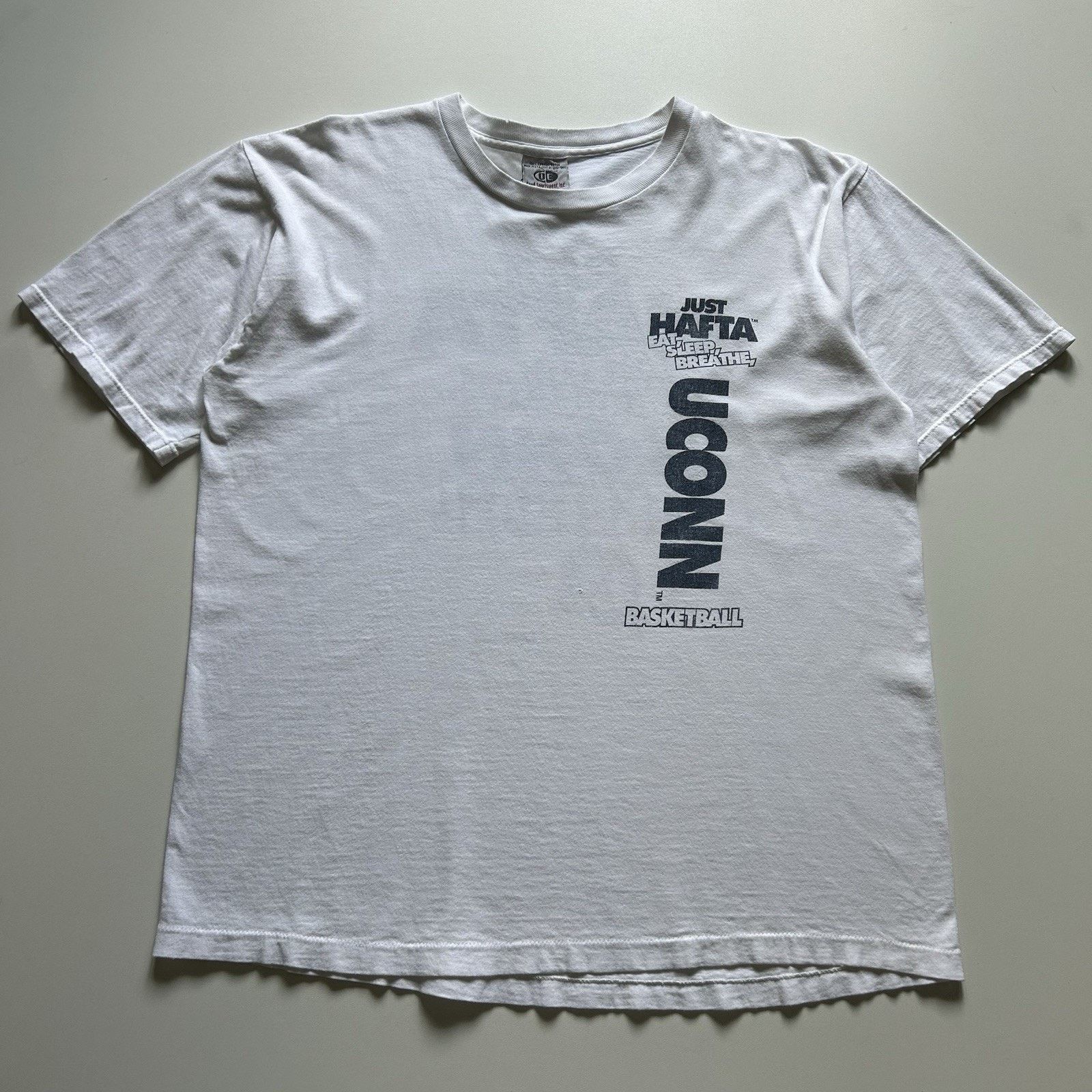 Ncaa X Vintage Vintage Uconn Basketball T Shirt Large Y2k Ncaa College Art Hoodie, Sweatshirt | PodTeesHub.com