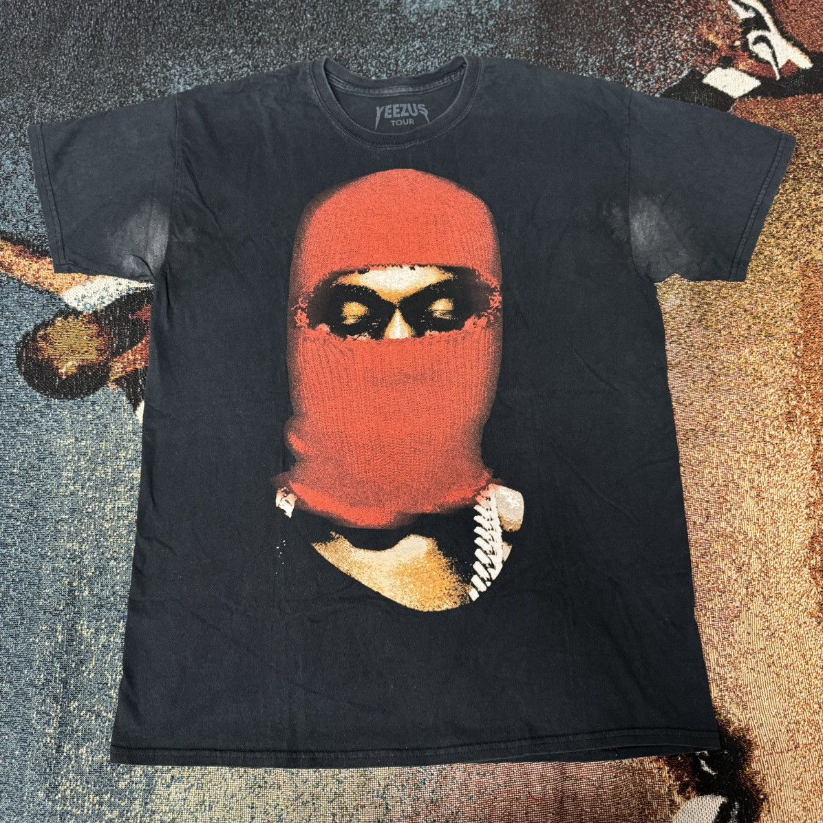 Kanye West X Vintage Vintage Yeezus Tour Kanye West Tee Black Hoodie, Sweatshirt | PodTeesHub.com