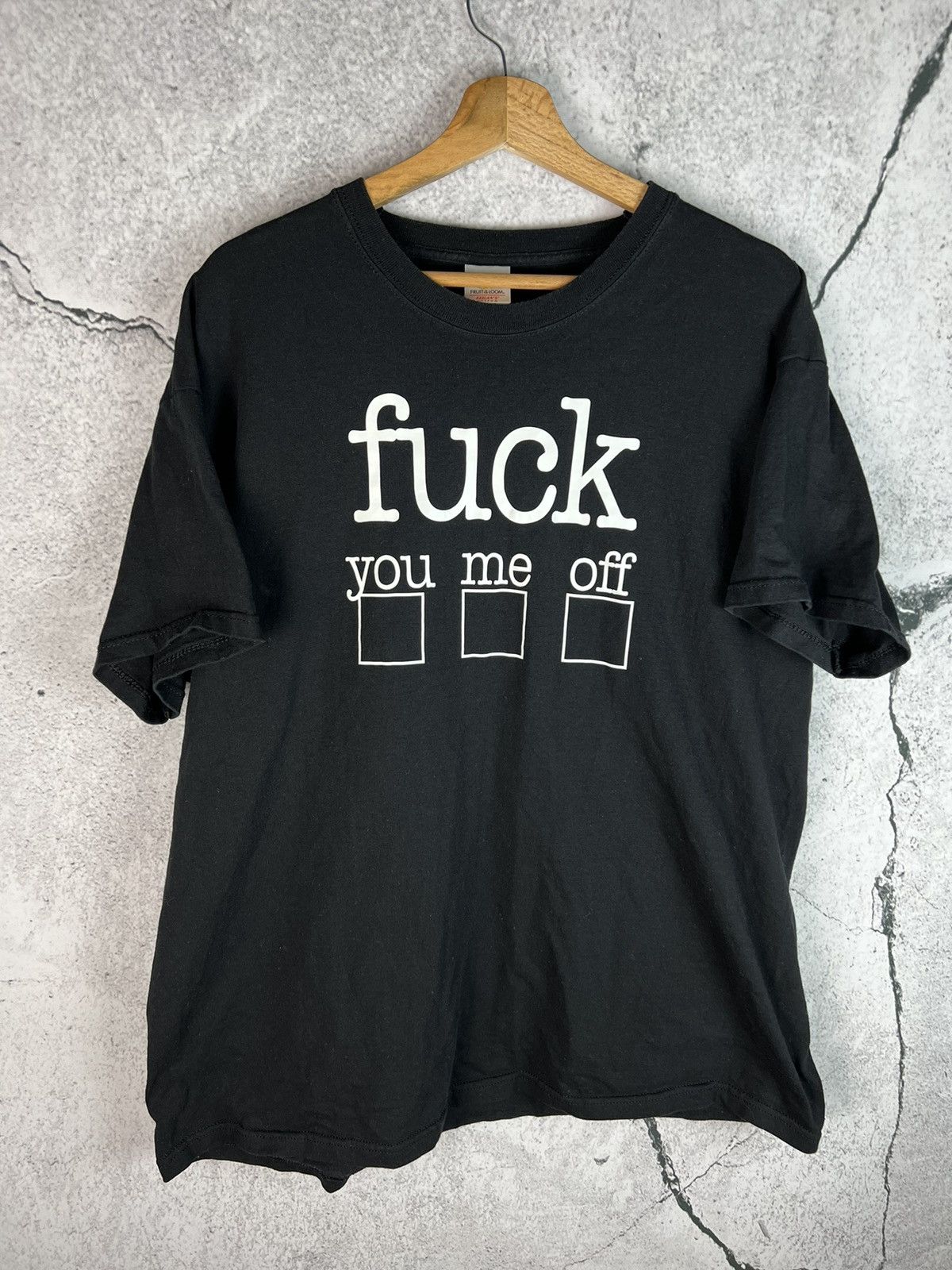 Vintage Fuck You Me Off Vintage 00s Tshirt Hoodie, Sweatshirt | PodTeesHub.com