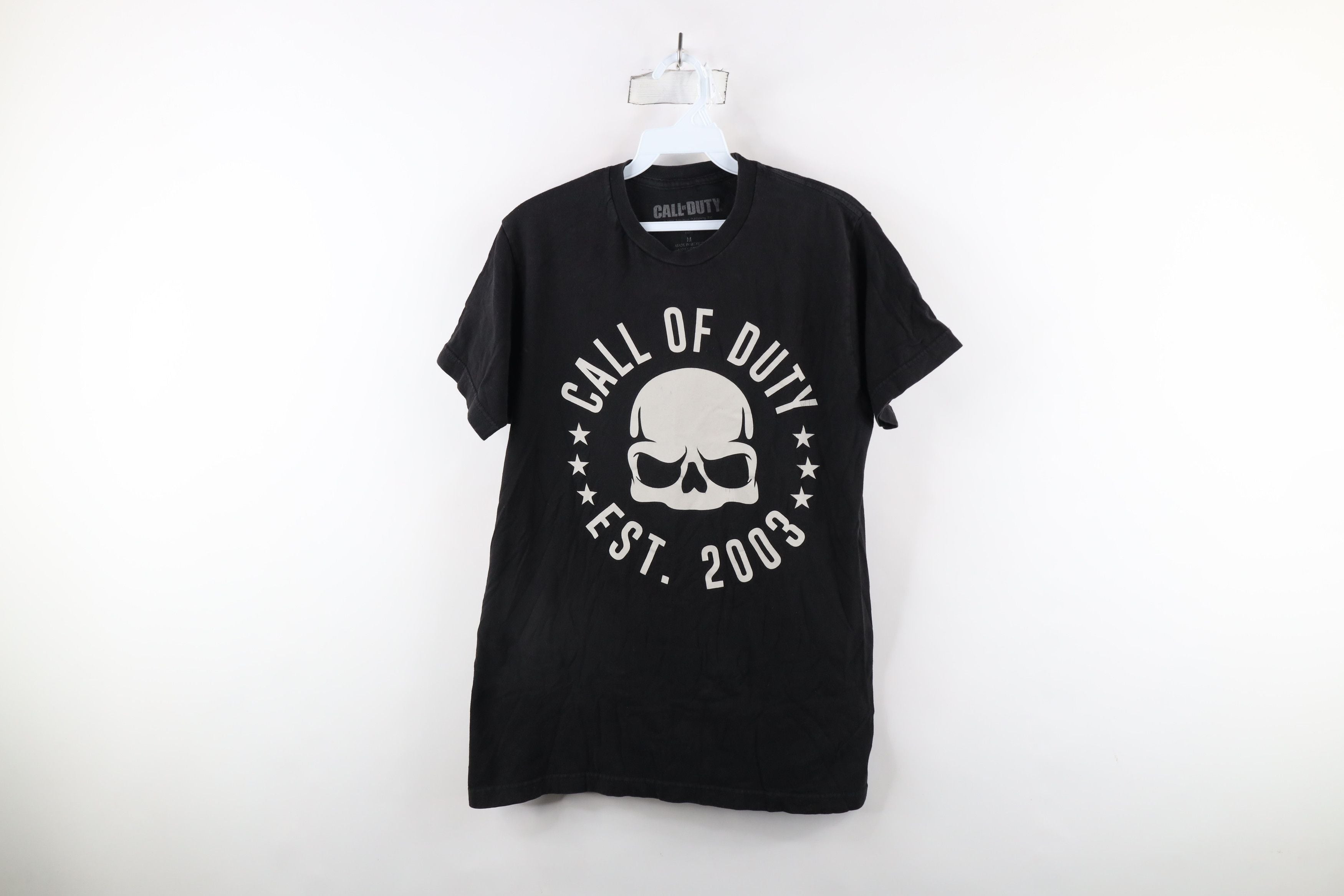 Vintage Y2k Spell Out Call Of Duty Skull Video Game T Shirt Hoodie, Sweatshirt | PodTeesHub.com