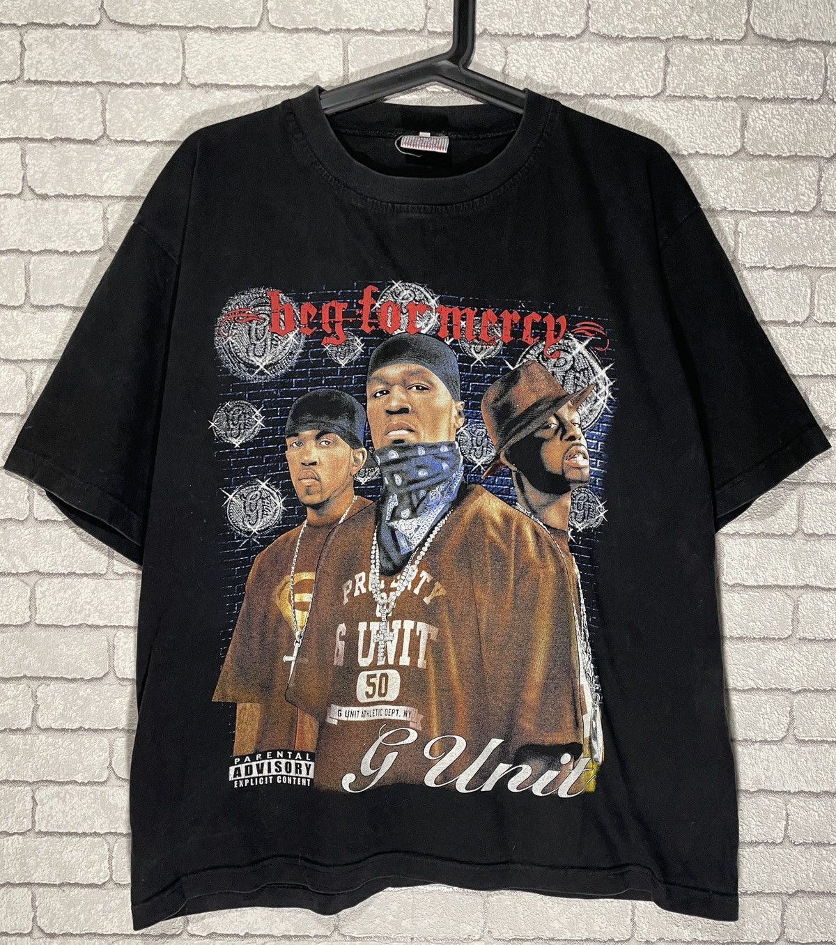 Rap Tees G Unit Beg For Mercy Vintage 00s T Shirt Very Rare Hoodie, Sweatshirt | PodTeesHub.com