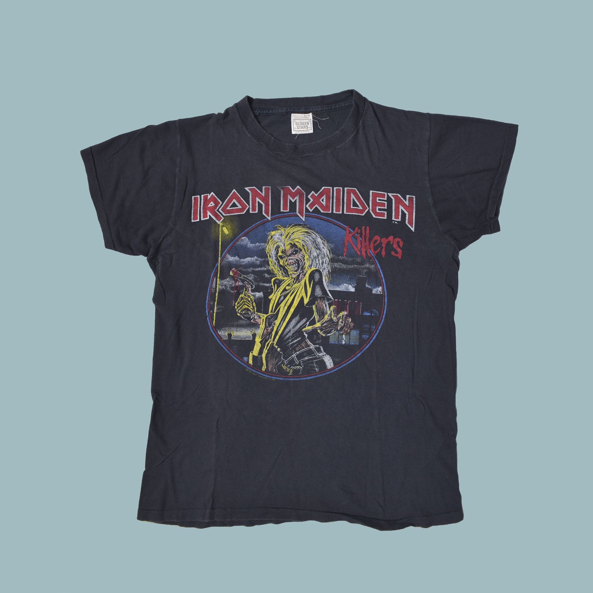 Maiden Rare Iron Maiden 1981 Killers Size M T-Shirts, Hoodie, Sweatshirt