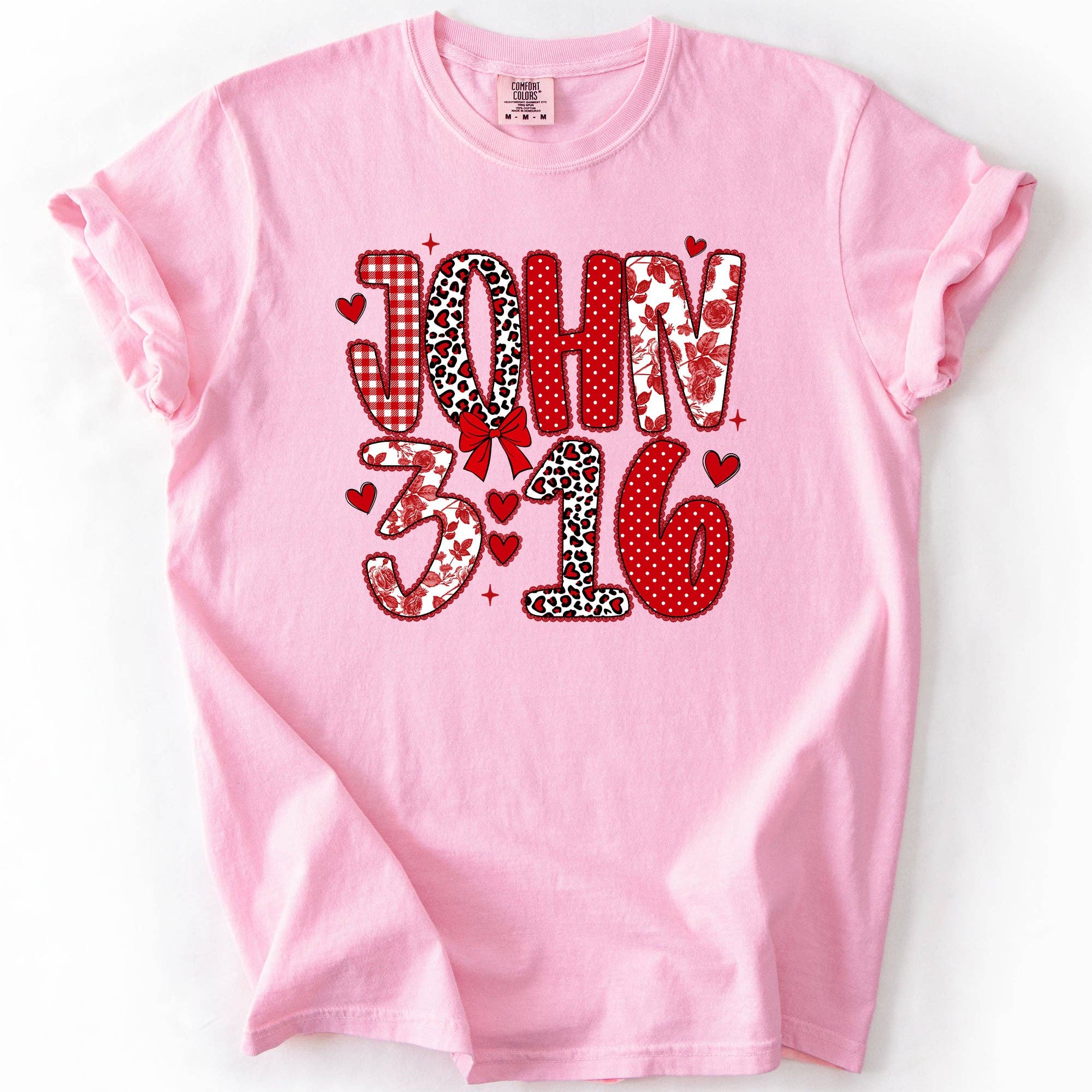 John 3-16, Valentine's Day, Love, Colorful, T-Shirt Hoodie, Sweatshirt | PodTeesHub.com