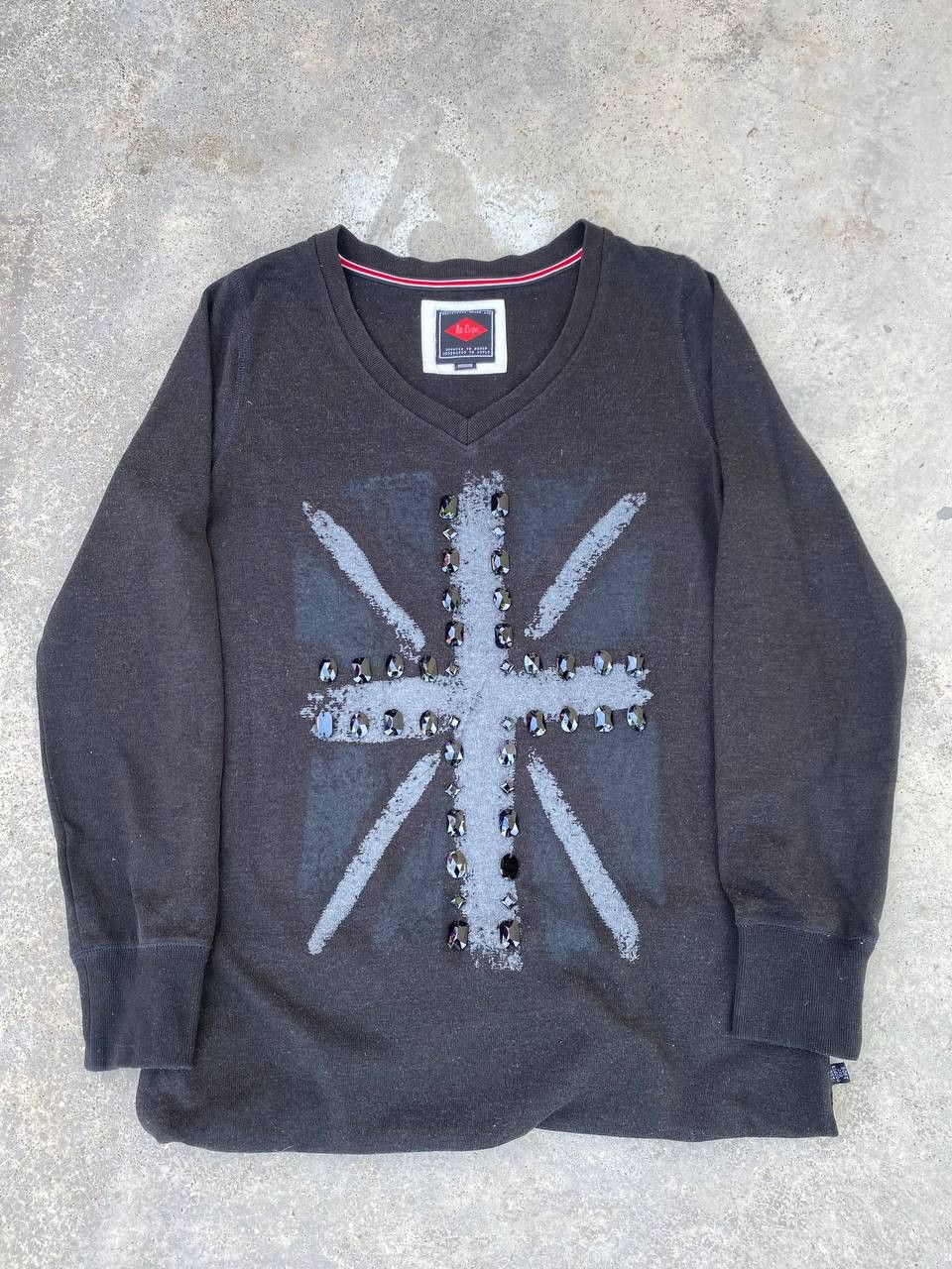 14th Addiction Y2k Punk Cross Diamond Studded Gothic Longsleeve T-Shirts, Hoodie, Sweatshirt | PodTeesHub.com