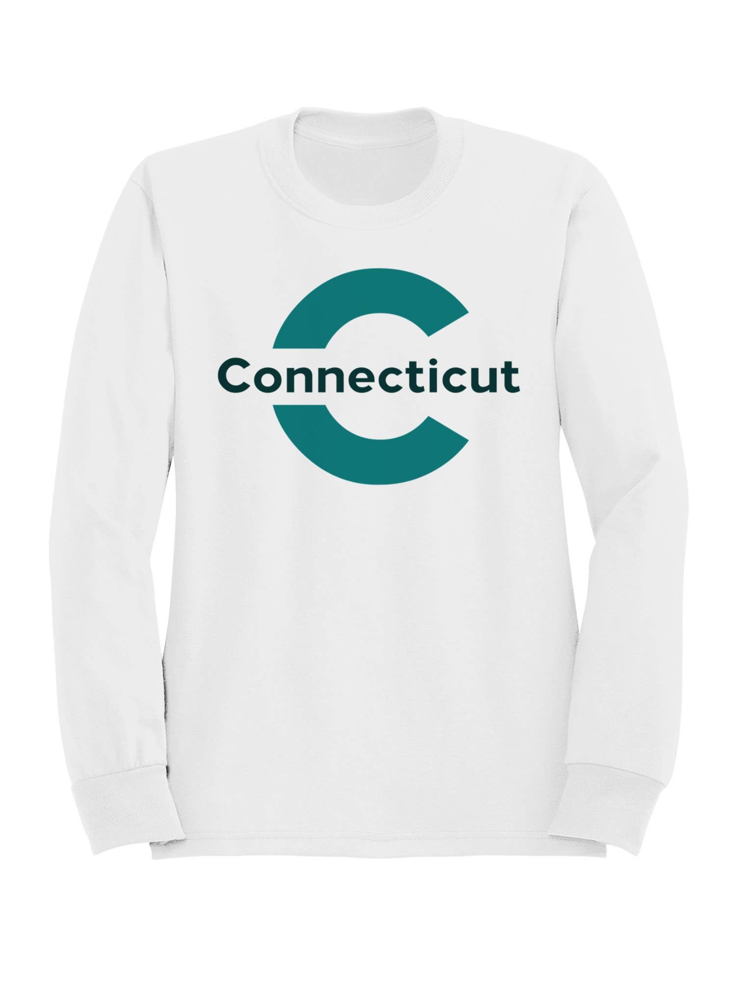 Connecticut Bold C Logo Design Women's Sweatshirt T-Shirts, Hoodie | PodTeesHub.com