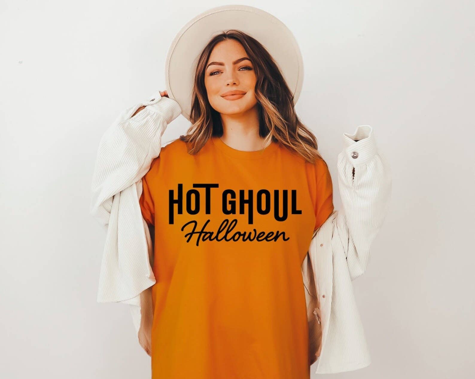 Hot Ghoul Helloween T-Shirt Hoodie, Sweatshirt | PodTeesHub.com