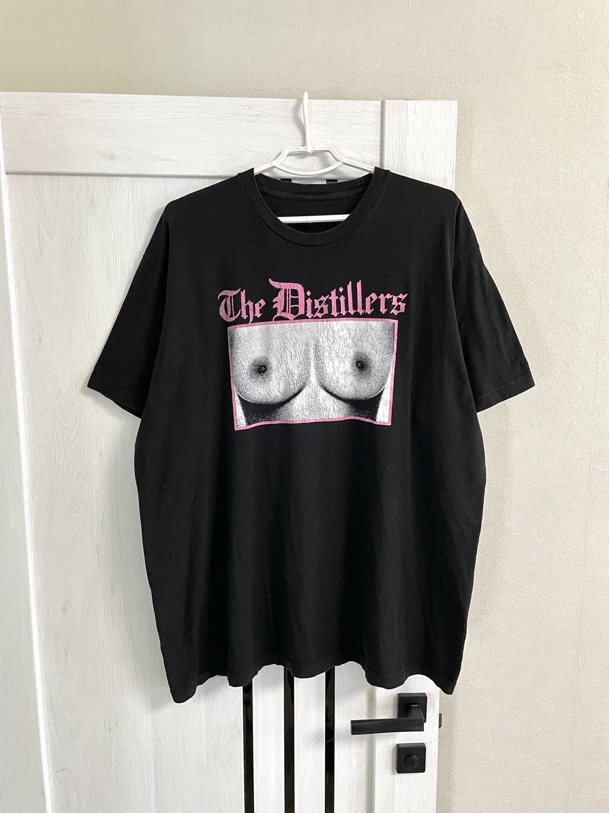 Band Tees Vintage The Distillers Boobs Tits Punk Rock Band T Shirt Hoodie, Sweatshirt | PodTeesHub.com