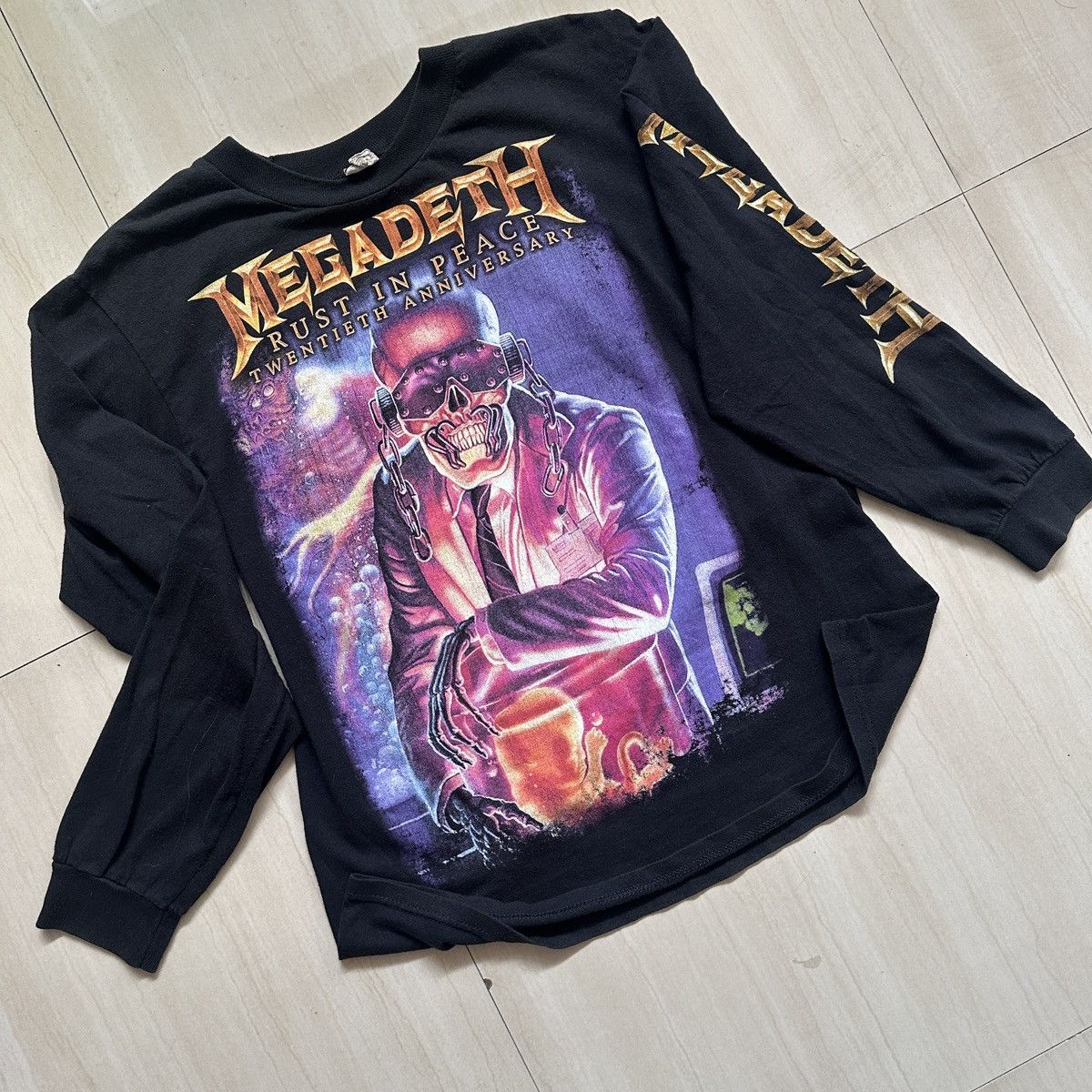 Band Tees Megadeth Twentieth Anniversary 2010 Hoodie, Sweatshirt | PodTeesHub.com