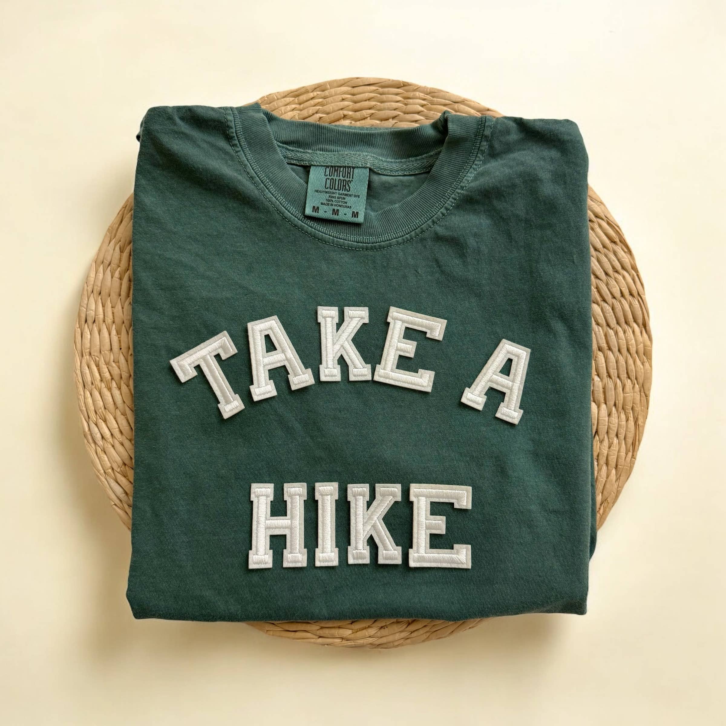 Take A Hike Comfort Colors Short Sleeve Shirt, Hiking Tees Hoodie, Sweatshirt | PodTeesHub.com