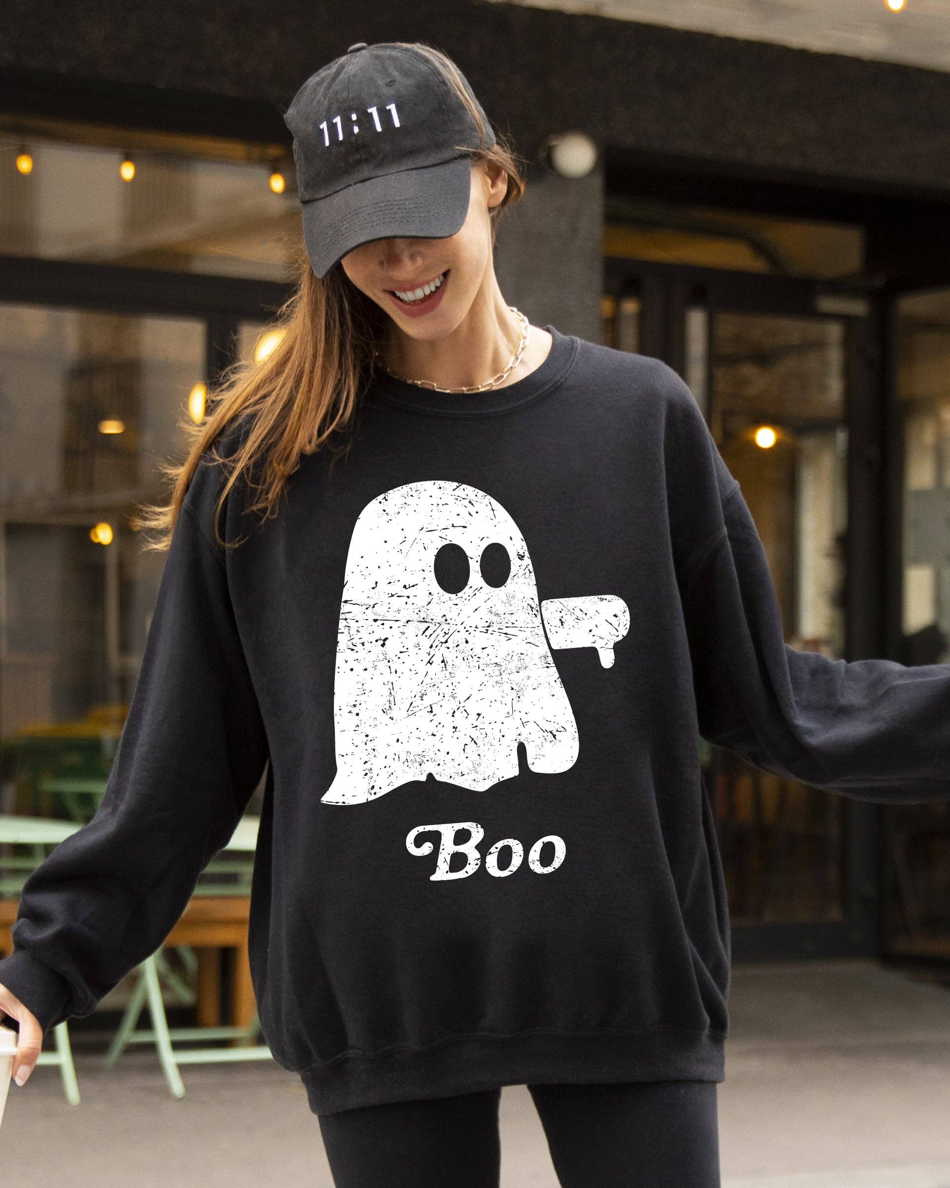Boo Thumb, Ghost, Skeleton, Skull,Halloween Sweatshirt T-Shirts, Hoodie | PodTeesHub.com
