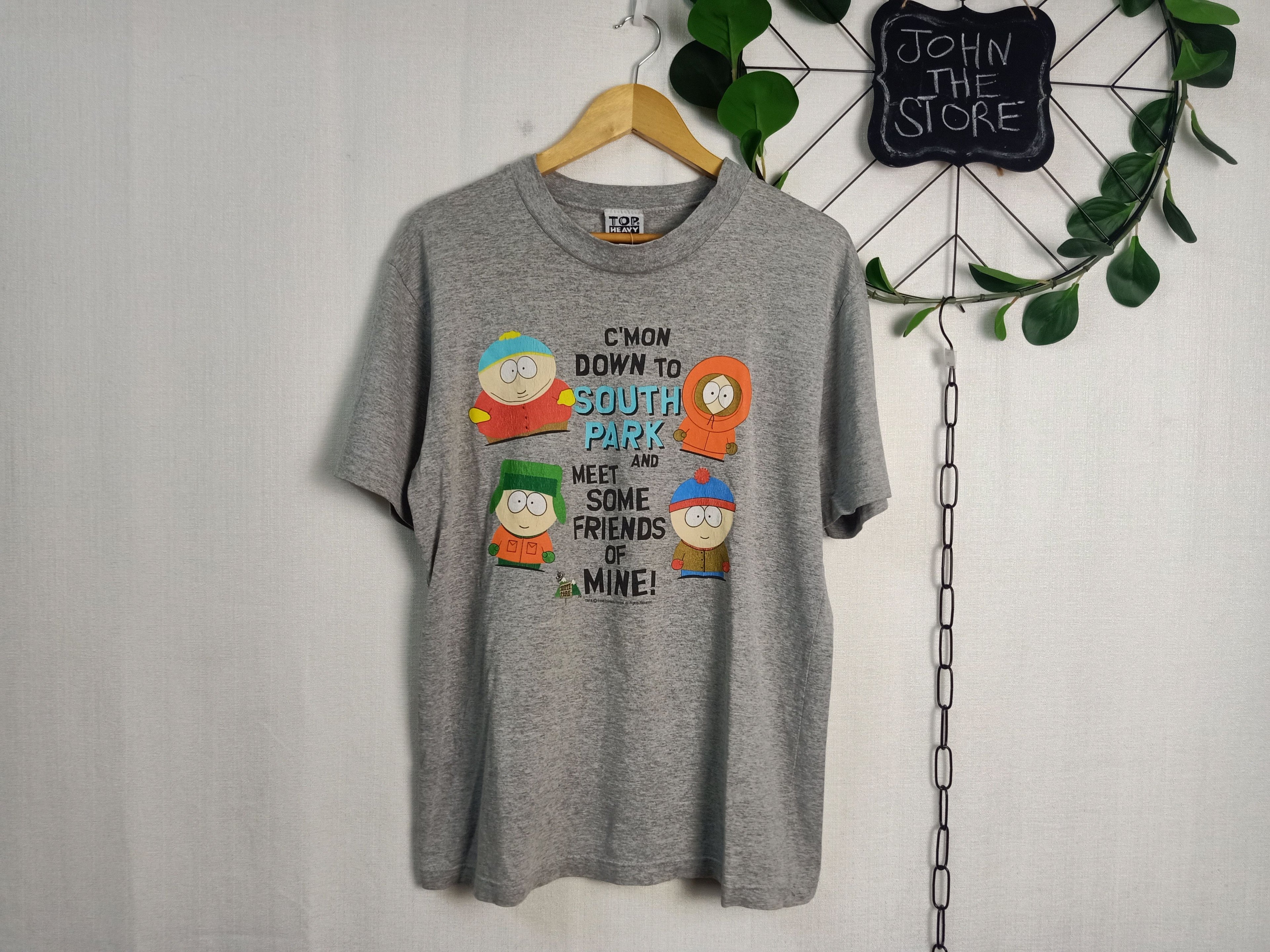 Vintage 90s South Park Tee Shirt Animated Sitcom Comedy Hoodie, Sweatshirt | PodTeesHub.com