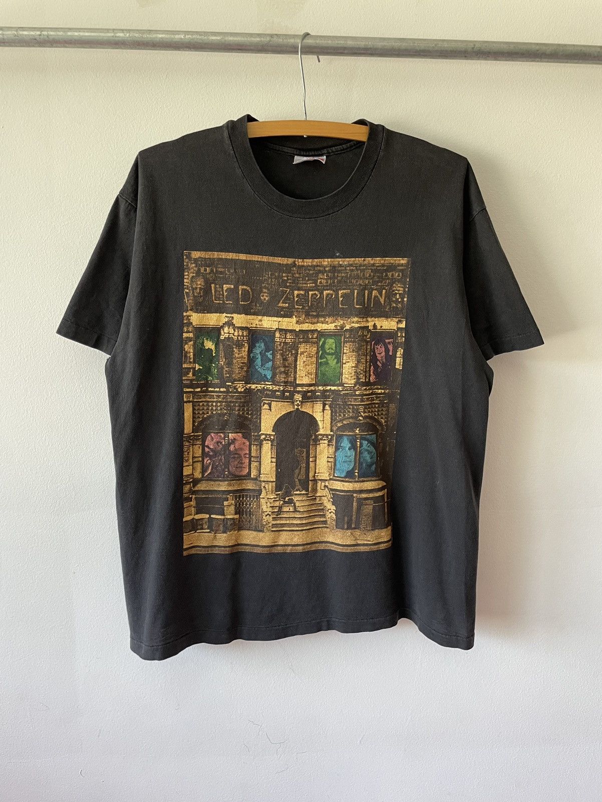 Led Zeppelin Vintage 1988 Led Zeppelin Physical Graffiti Tee Hoodie, Sweatshirt | PodTeesHub.com