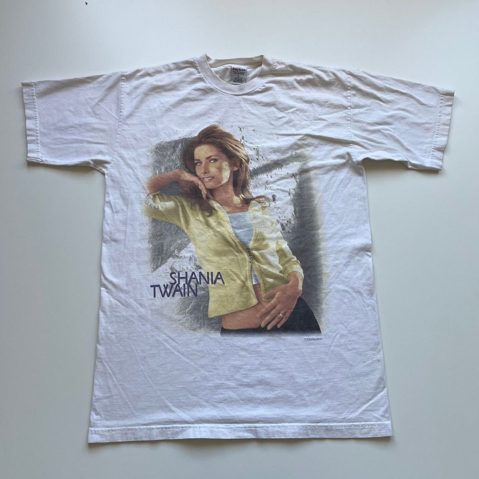 Band Tees Vintage 90s 1998 Shania Twain Tour T Shirt Large Art Rare Hoodie, Sweatshirt | PodTeesHub.com