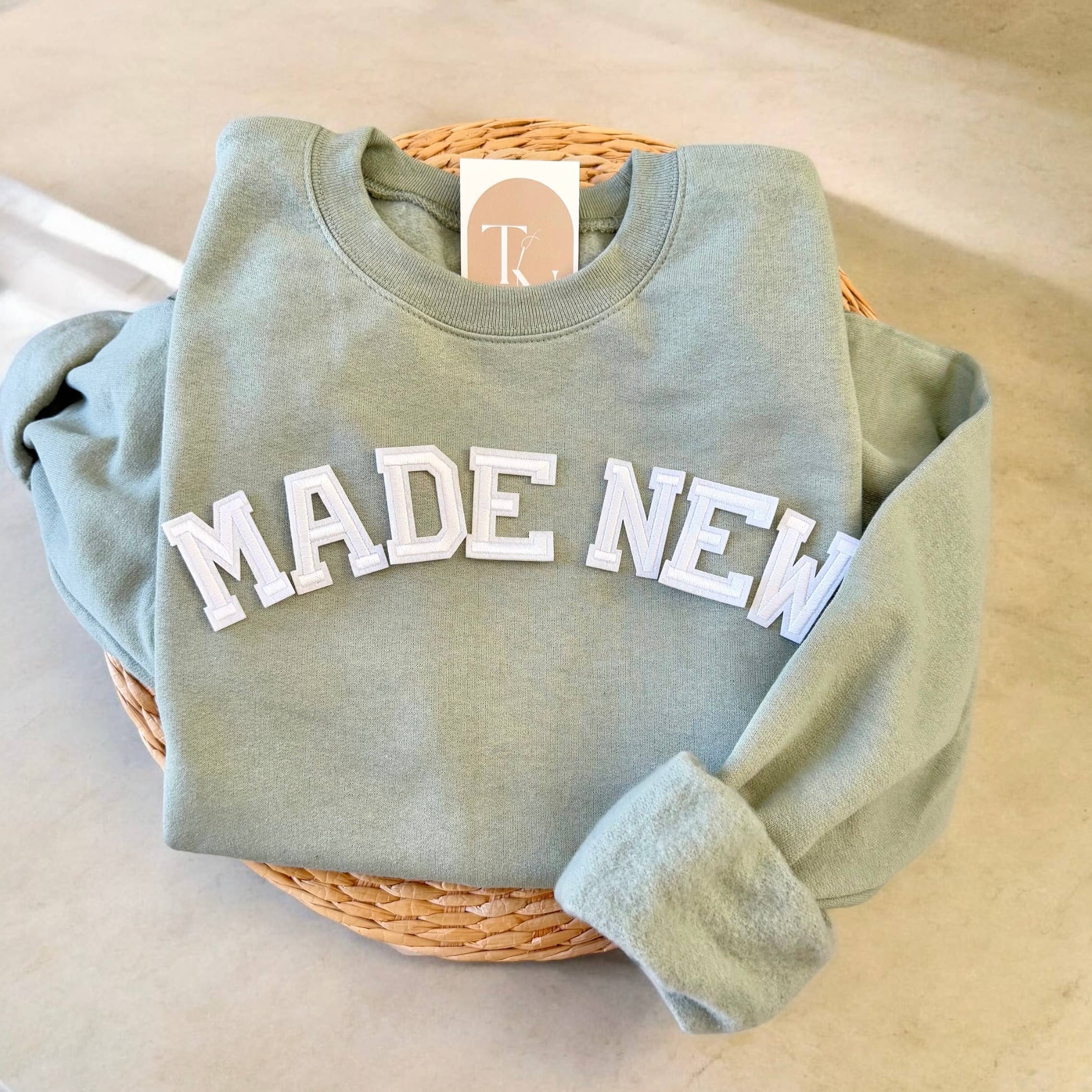 Made New Sweatshirt, Christian Sweatshirts For Women T-Shirts, Hoodie | PodTeesHub.com