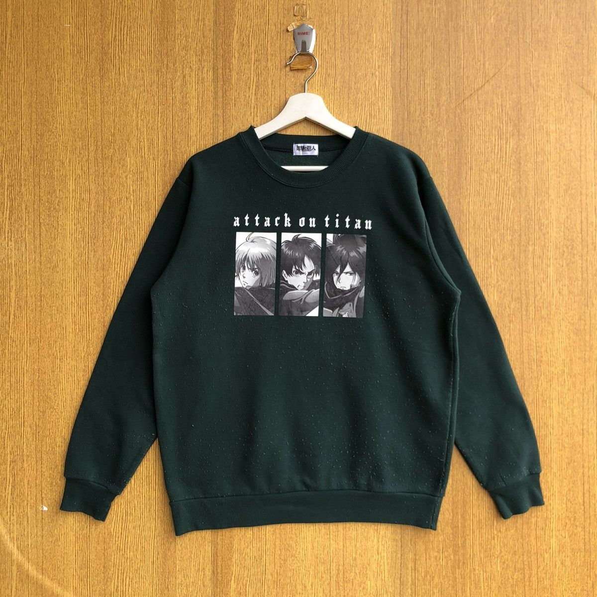 Japanese Brand Vintage Anime Characters Attack On Titan Sweatshirt T-Shirts, Hoodie | PodTeesHub.com