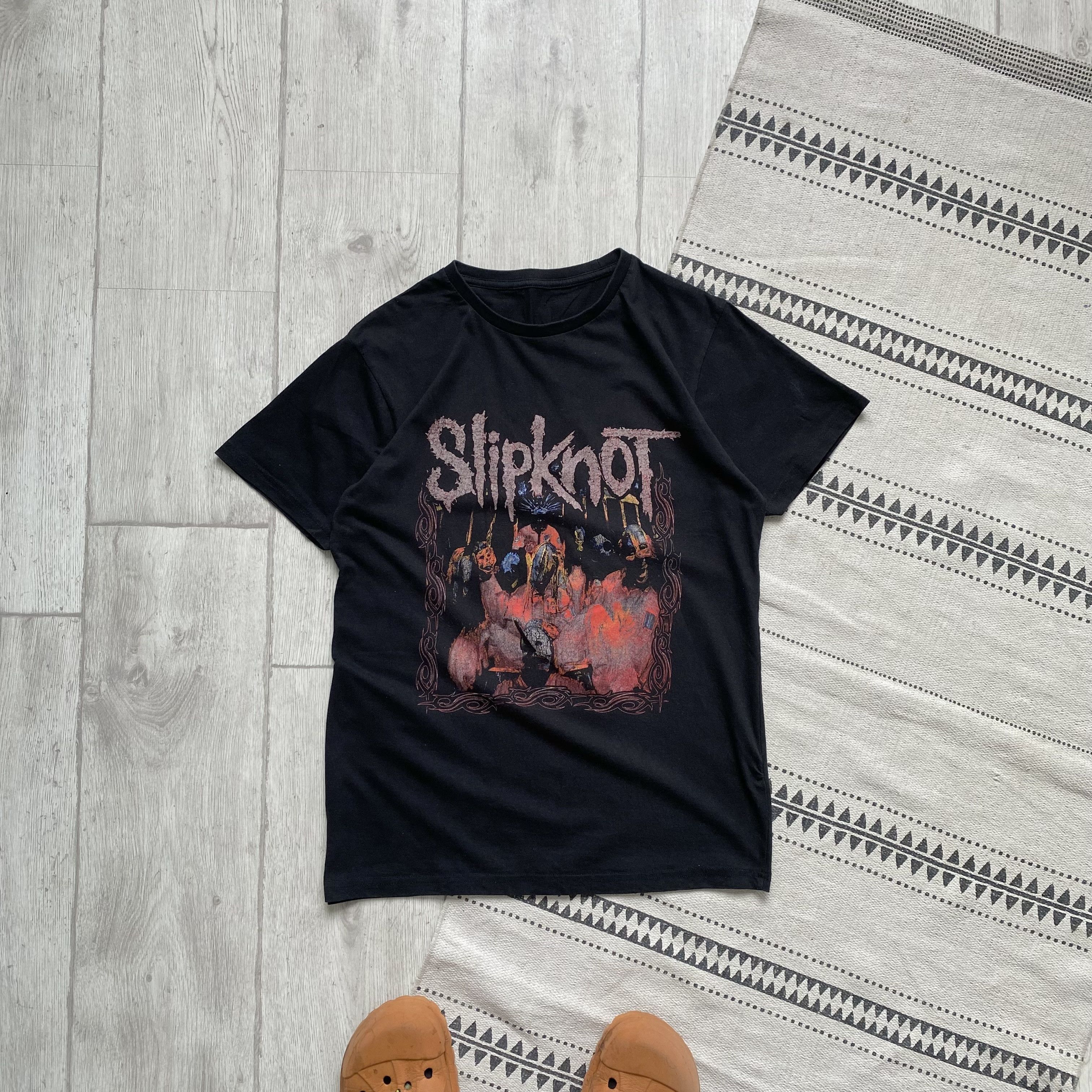Vintage Slipknot Tee Skull Rock Band Horror Print Heavymetal Hoodie, Sweatshirt | PodTeesHub.com