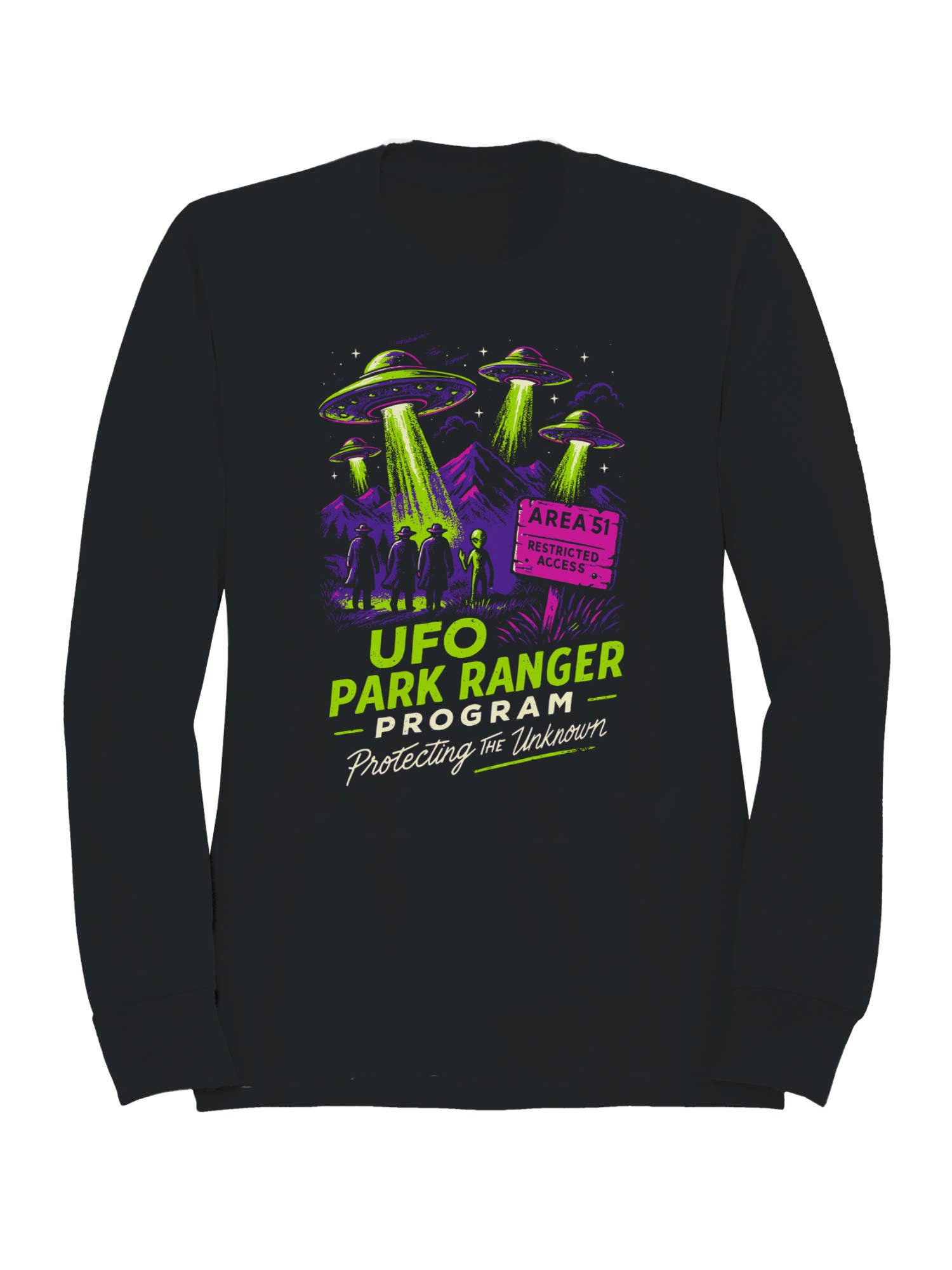 Ufo Park Ranger Area 51 Program Men's Sweatshirt T-Shirts, Hoodie | PodTeesHub.com
