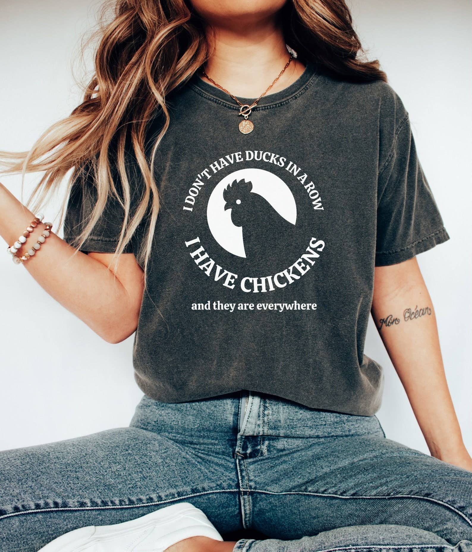 I Don't Have Ducks in A Row I Have Chickens T-Shirt Hoodie, Sweatshirt | PodTeesHub.com