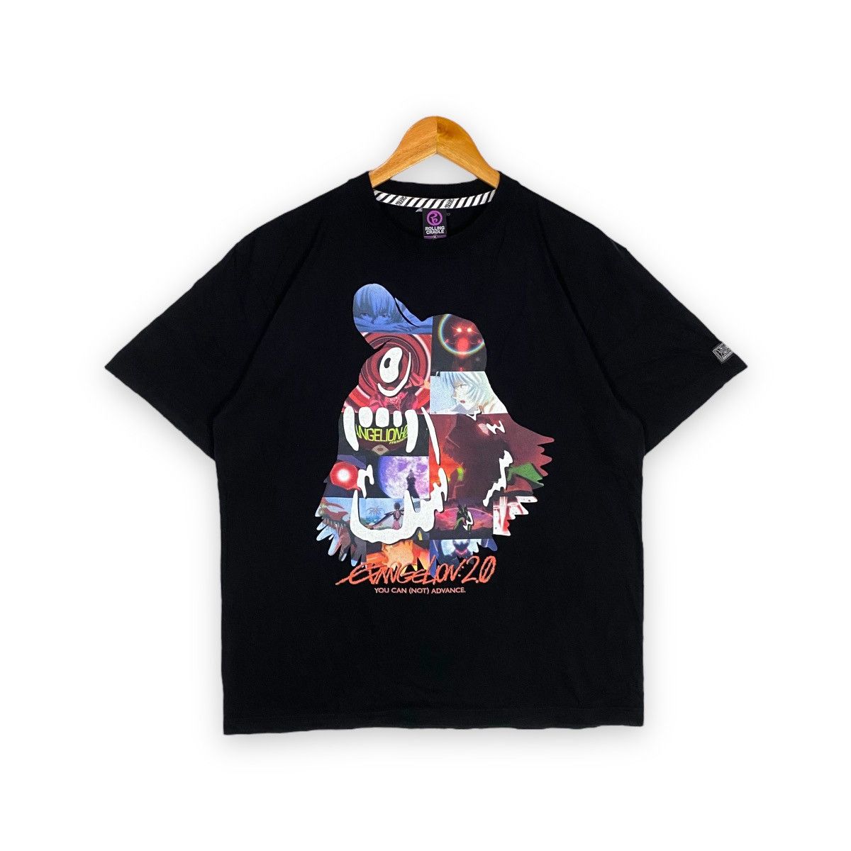 Japanese Brand Rolling Cradle X Evangelion 2 0 You Can Not Advance T-Shirts, Hoodie, Sweatshirt