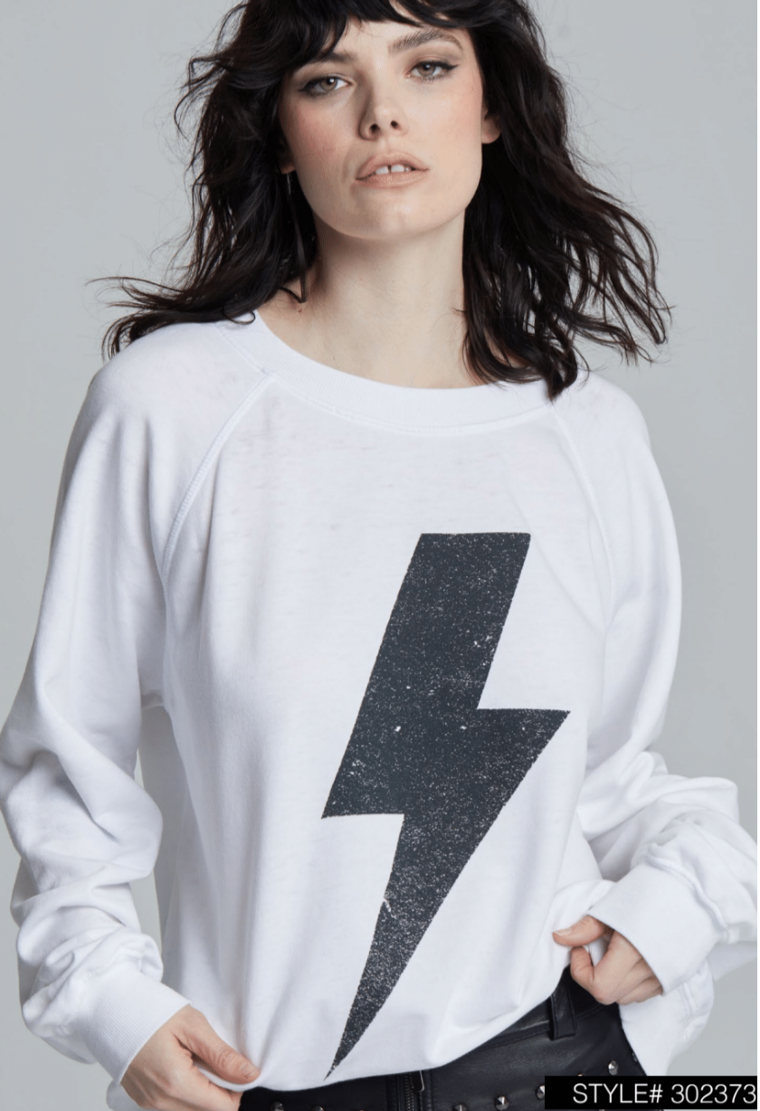 302373 - 630 Lightening Bolt Ls Burnout Sweatshirt T-Shirts, Hoodie | PodTeesHub.com