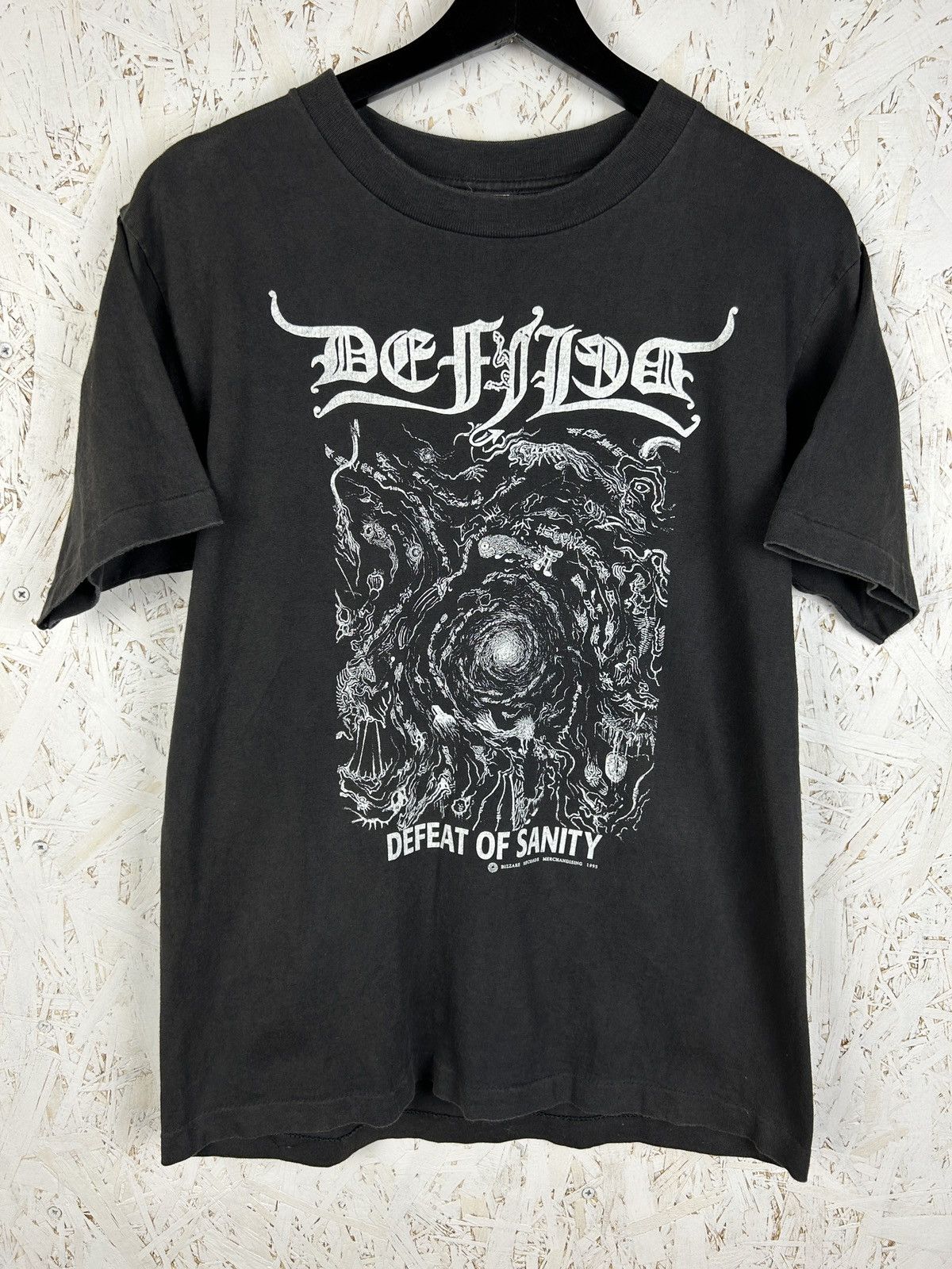 Band Tees 90s Defiled 1995 Defeat Of Sanity Boiled In Japan Metal Tee Hoodie, Sweatshirt | PodTeesHub.com