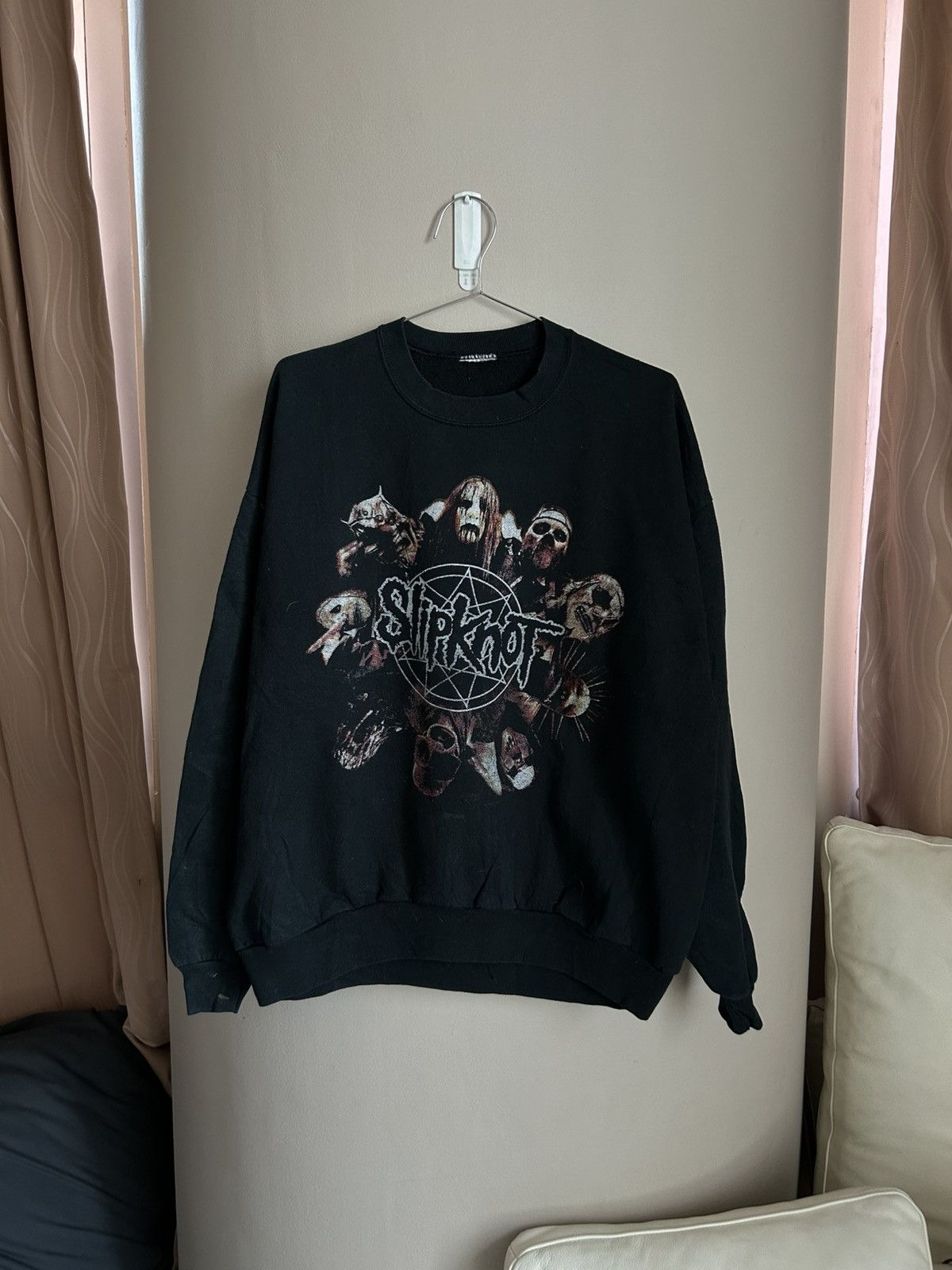 Band Tees Slipknot Iowa Vintage Crewneck Band T Shirt 90s Hoodie, Sweatshirt | PodTeesHub.com