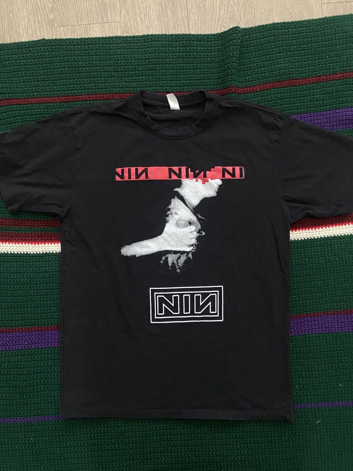 Band Tees Bootleg Nin Tour Short Hoodie, Sweatshirt | PodTeesHub.com
