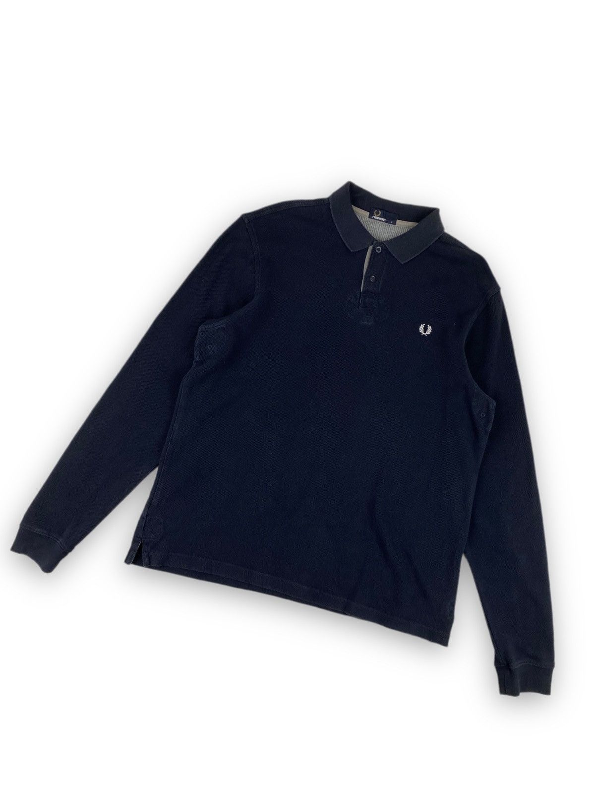 Vintage Long Sleeve Fred Perry Size L T-Shirts, Hoodie, Sweatshirt