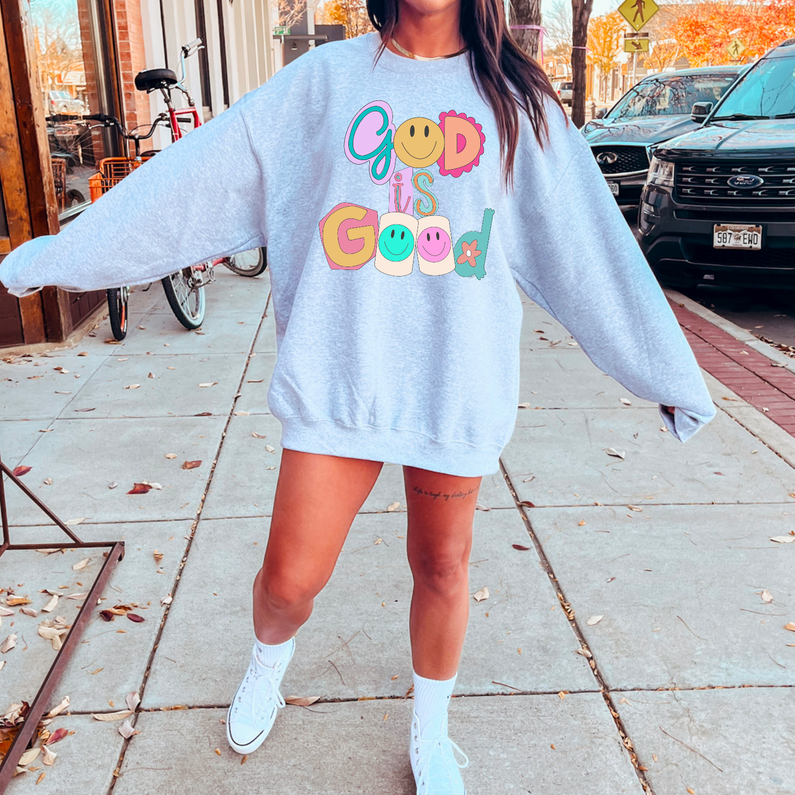 Christian Apparel | God Is Good Graphic Sweatshirt T-Shirts, Hoodie | PodTeesHub.com