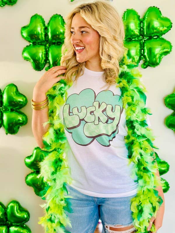 Lucky Shamrock Festive St. Patrick's Day Tee Hoodie, Sweatshirt | PodTeesHub.com