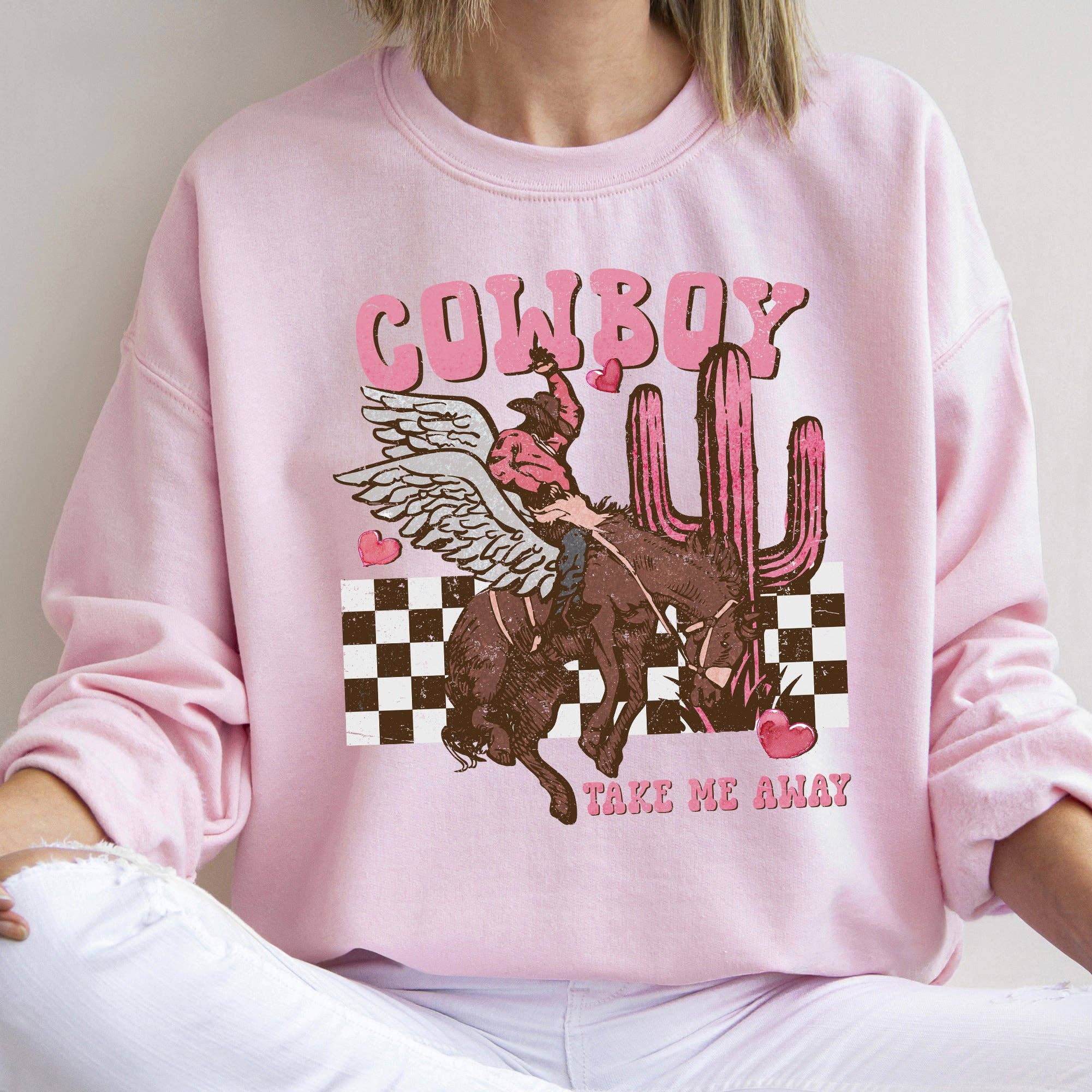 Cowboy Take Me Away, Western, Country, Sweatshirt, Valentine T-Shirts, Hoodie | PodTeesHub.com