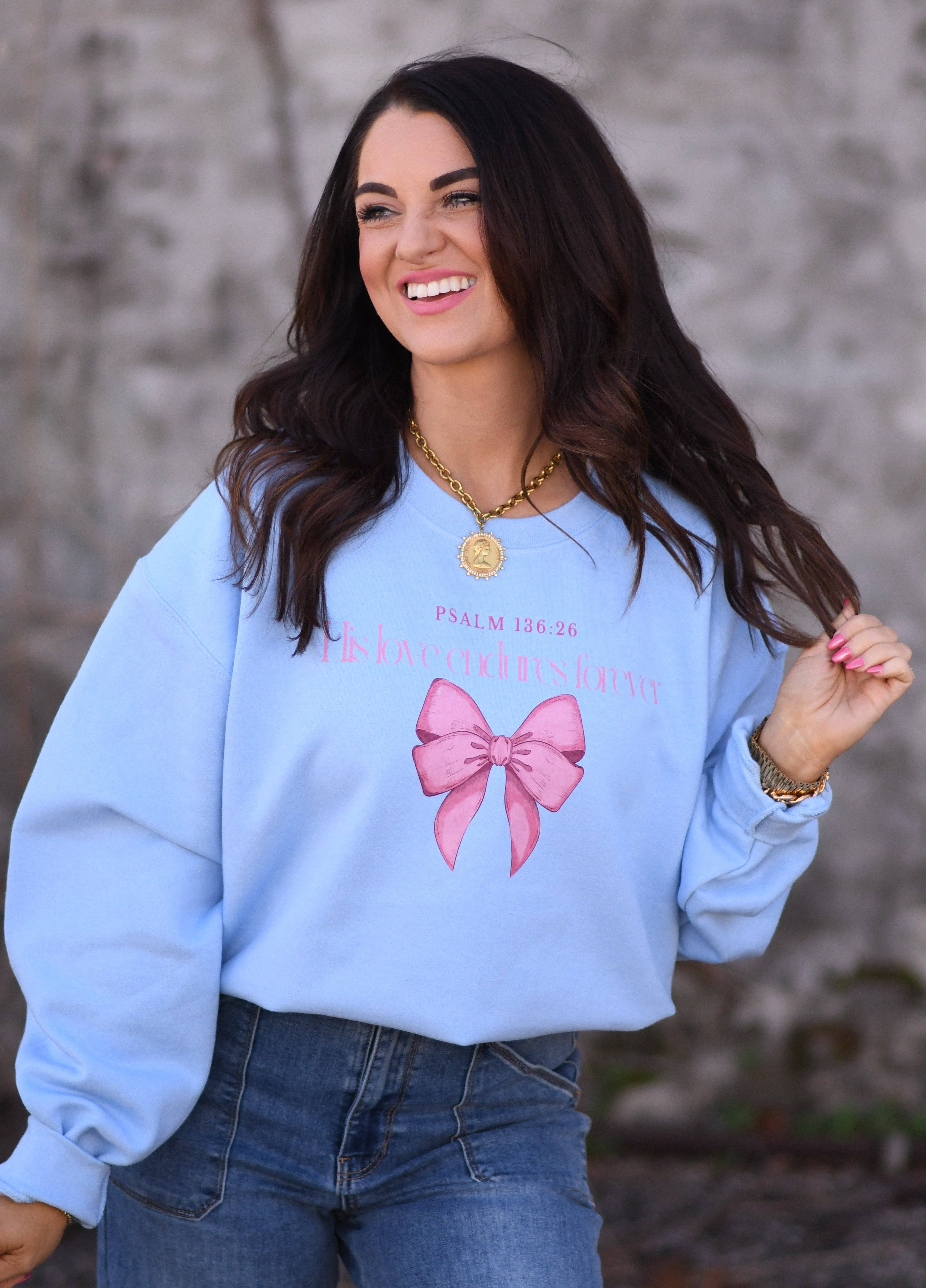 His Love Endures Forever Sweatshirt T-Shirts, Hoodie | PodTeesHub.com