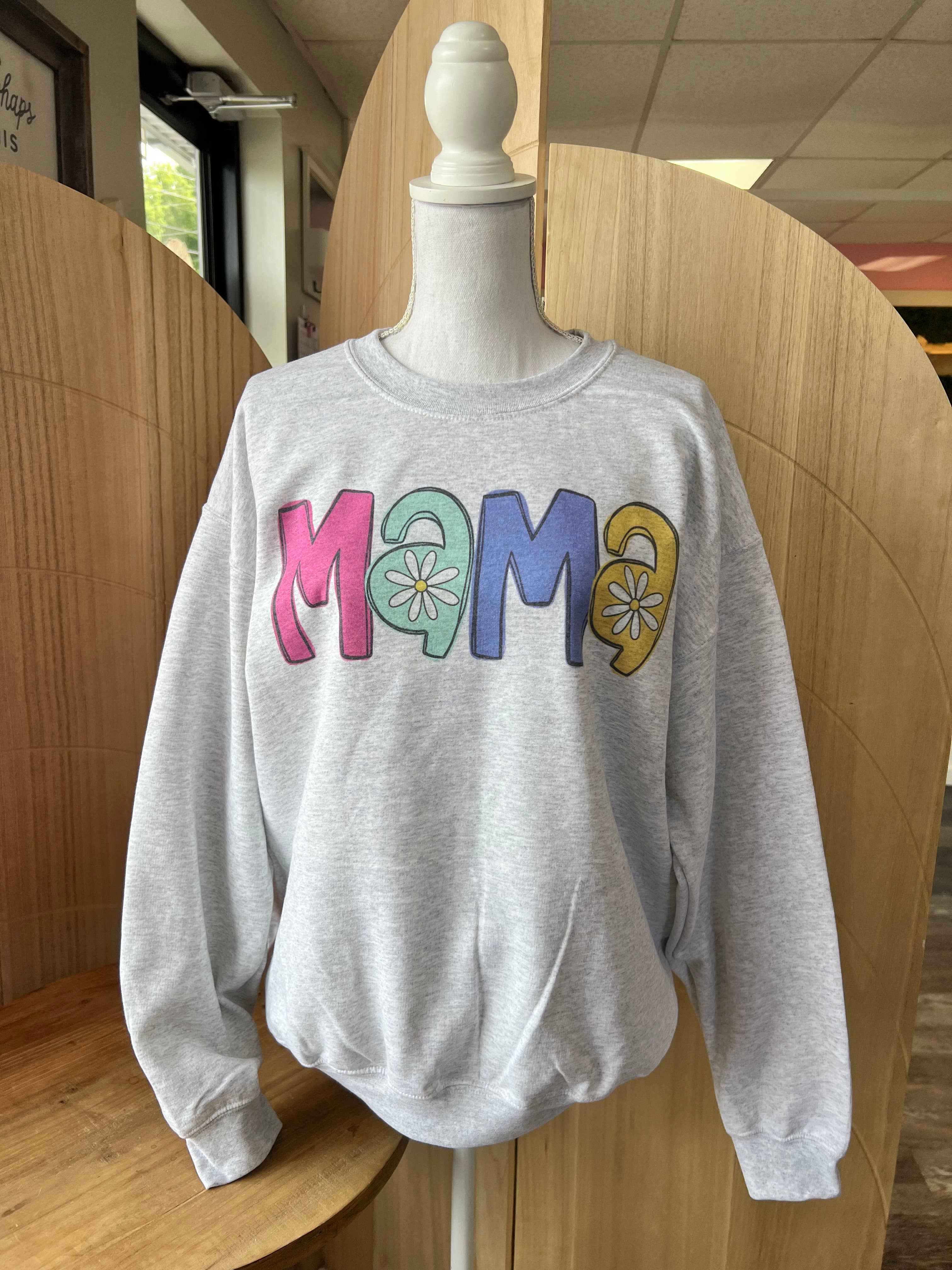 Daisy Mama On Ash Gray Sweatshirt T-Shirts, Hoodie | PodTeesHub.com
