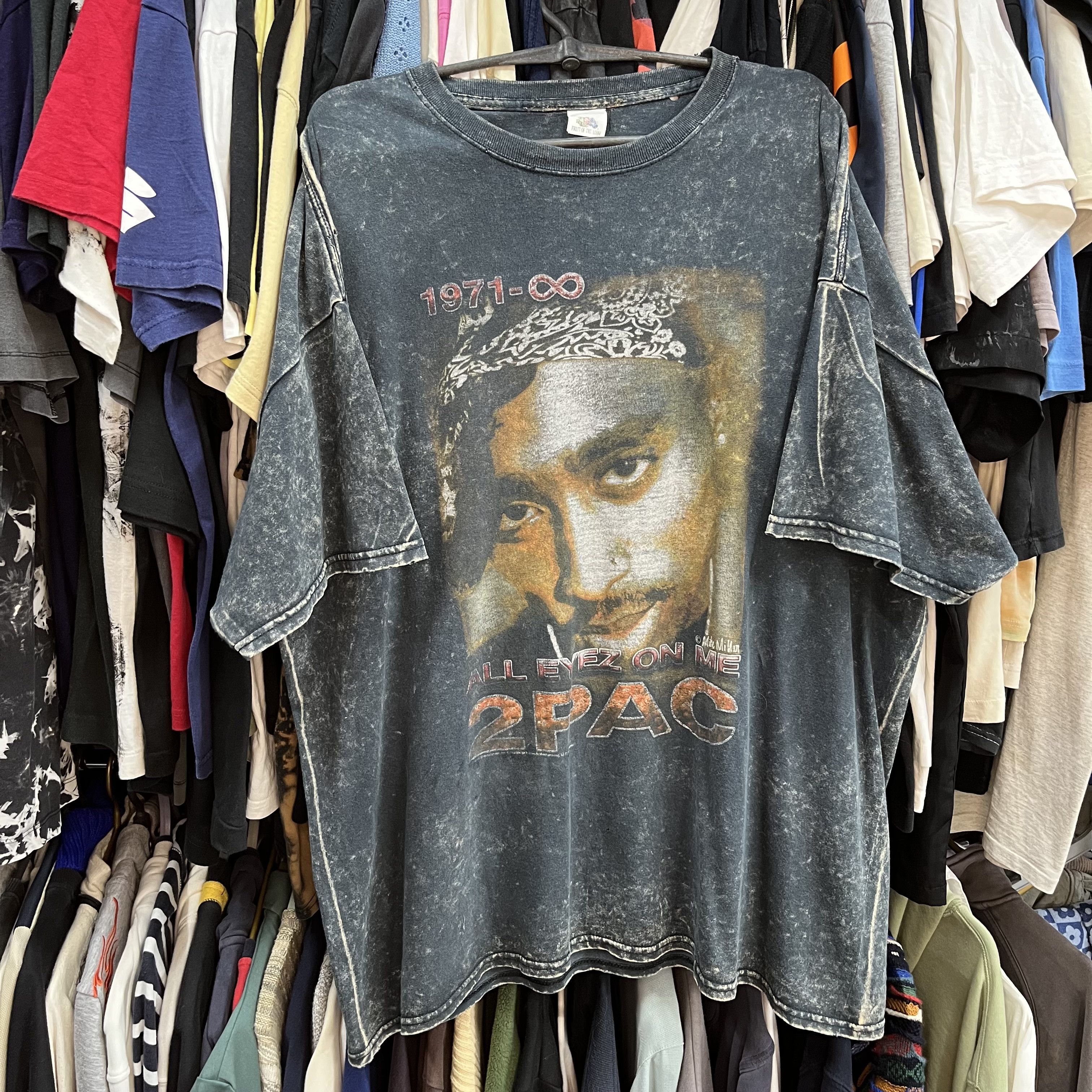 Vintage 2pac Amaru Shakur All Eyez On Me Rare Tupac Tee 1990s 76 Hoodie, Sweatshirt | PodTeesHub.com