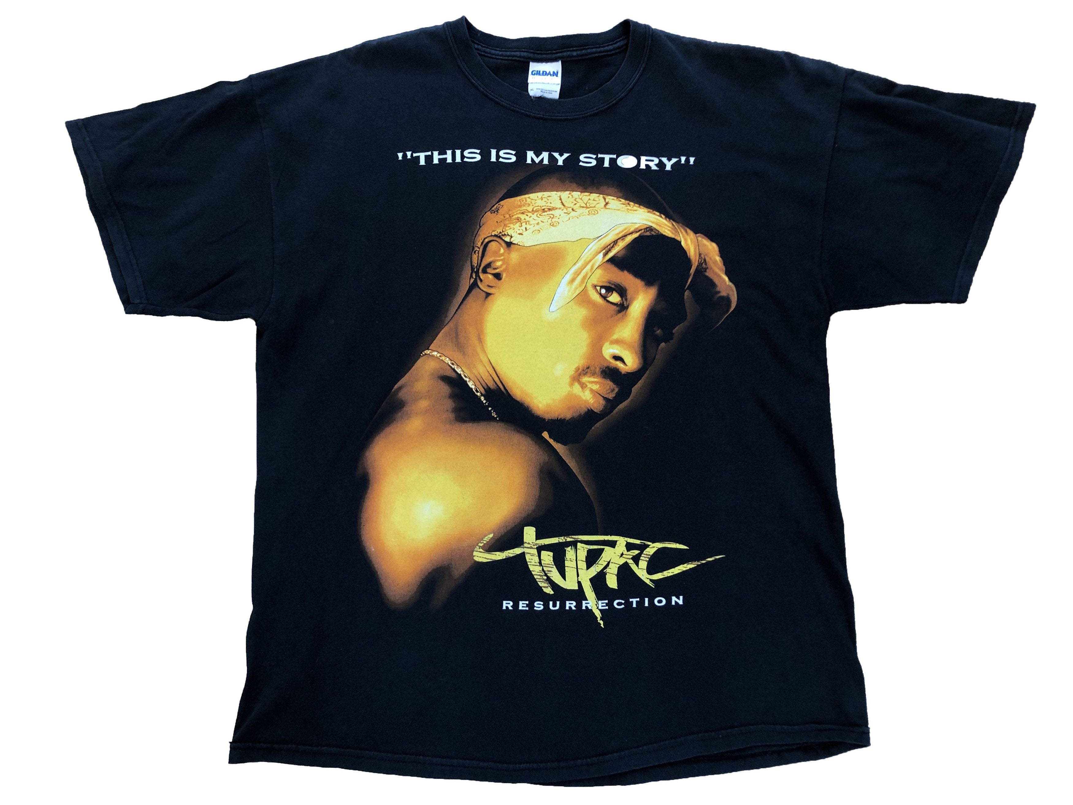Rap Tees X Vintage Tupac Shakur 2pac Resurrection Hip Hop Y2k Rare Hype Hoodie, Sweatshirt | PodTeesHub.com