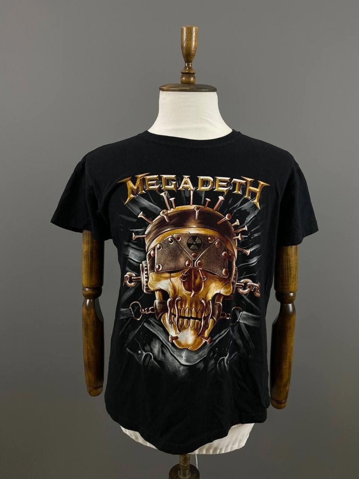 Designer Vintage Megadeth Mc4 Boyc Black Skull Big T Shirt Size Xl Hoodie, Sweatshirt | PodTeesHub.com