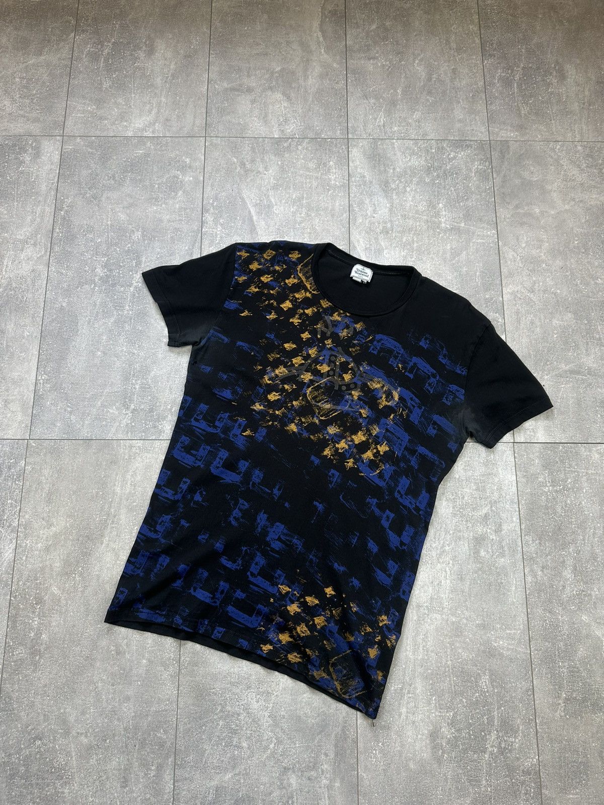 Vivienne Westwood Vintage Overprint Logo Vivienne Westwood Y2k Tee Hoodie, Sweatshirt | PodTeesHub.com