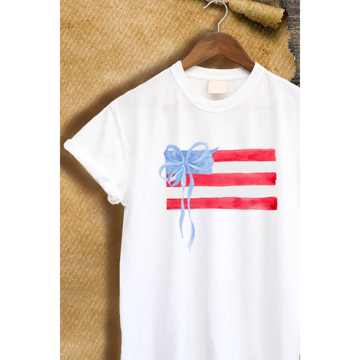Preppy American Flag  Vintage  Graphic Tee Hoodie, Sweatshirt | PodTeesHub.com