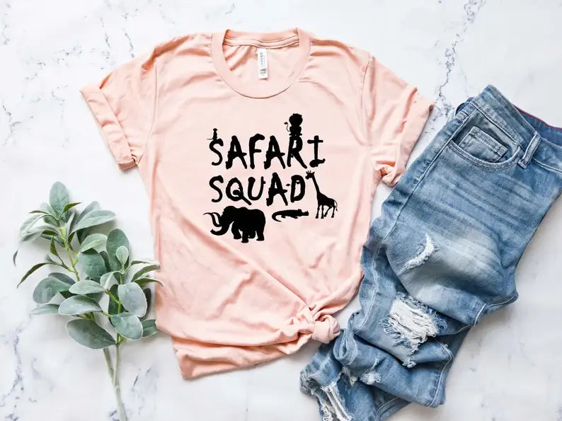 Safari Squad T-Shirt Hoodie, Sweatshirt | PodTeesHub.com