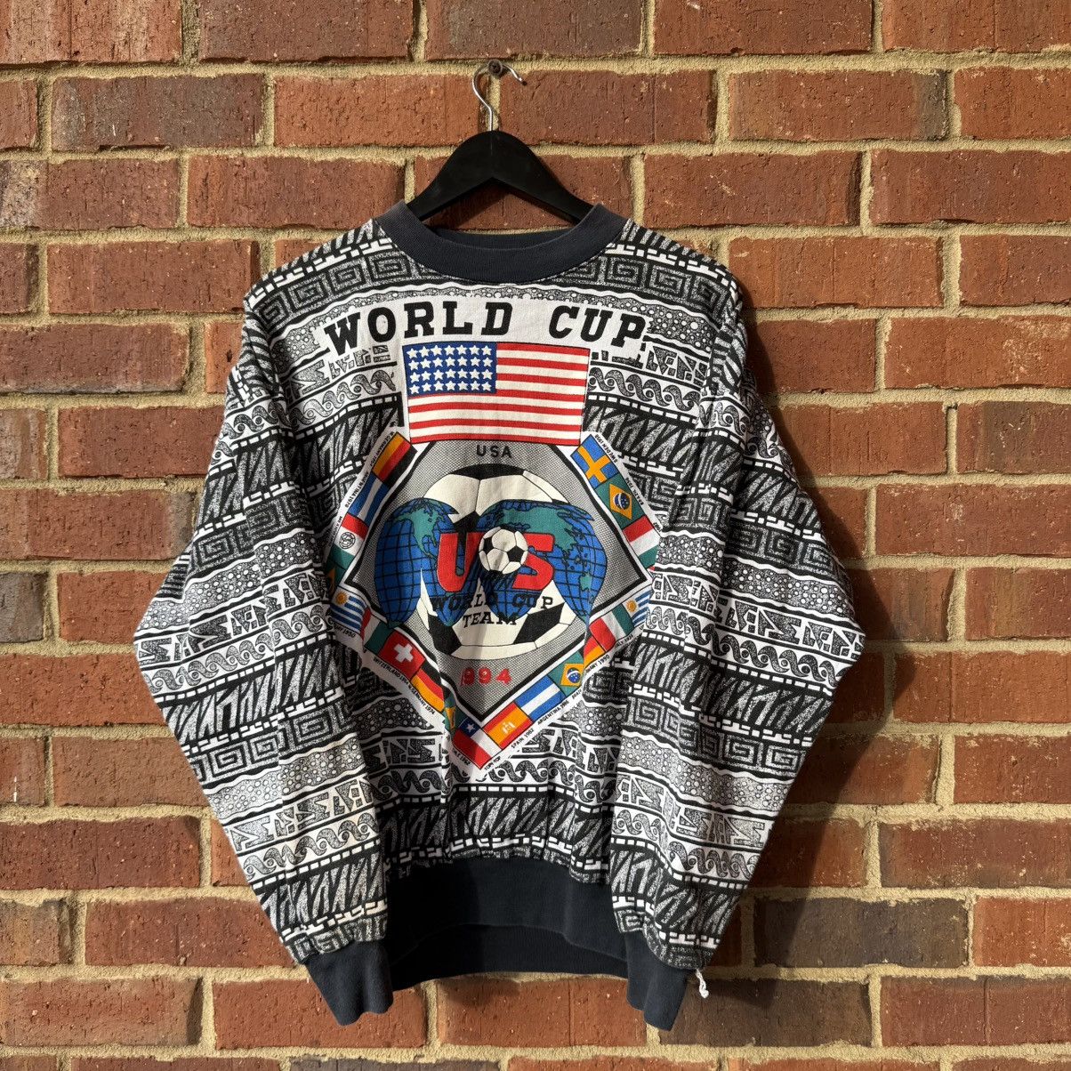 Vintage 1994 Usa World Cup All Over Print Crewneck T-Shirts, Hoodie, Sweatshirt | PodTeesHub.com