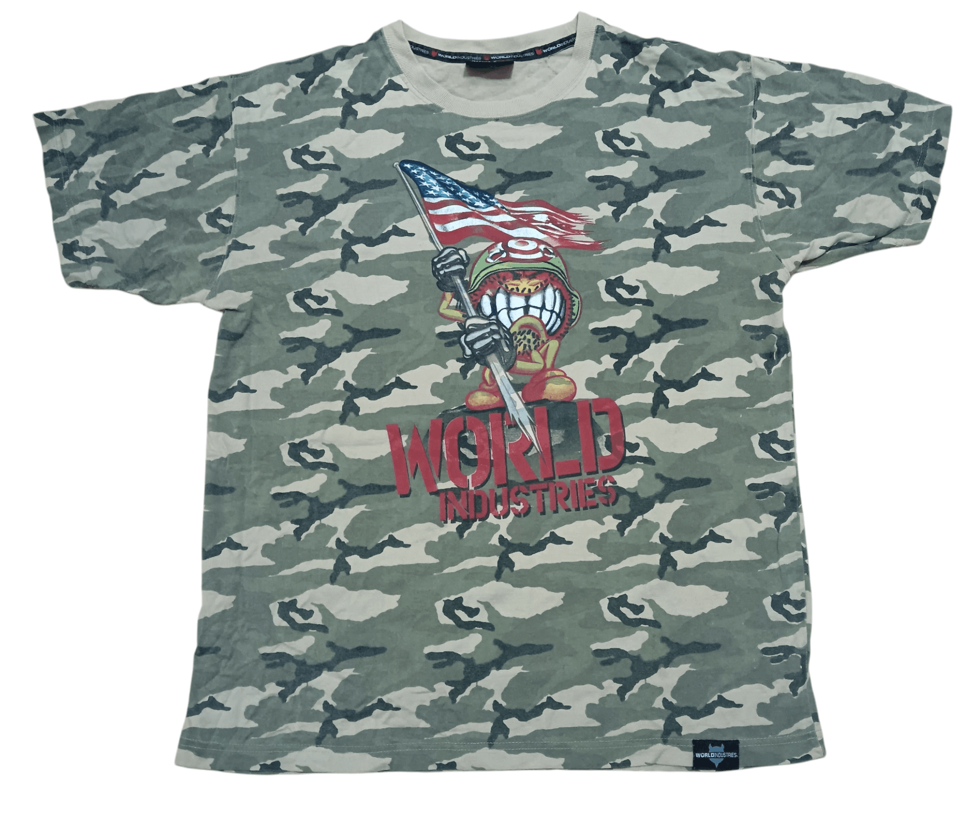 Industries World Industries Streetwear Camo Shirt Hoodie, Sweatshirt | PodTeesHub.com