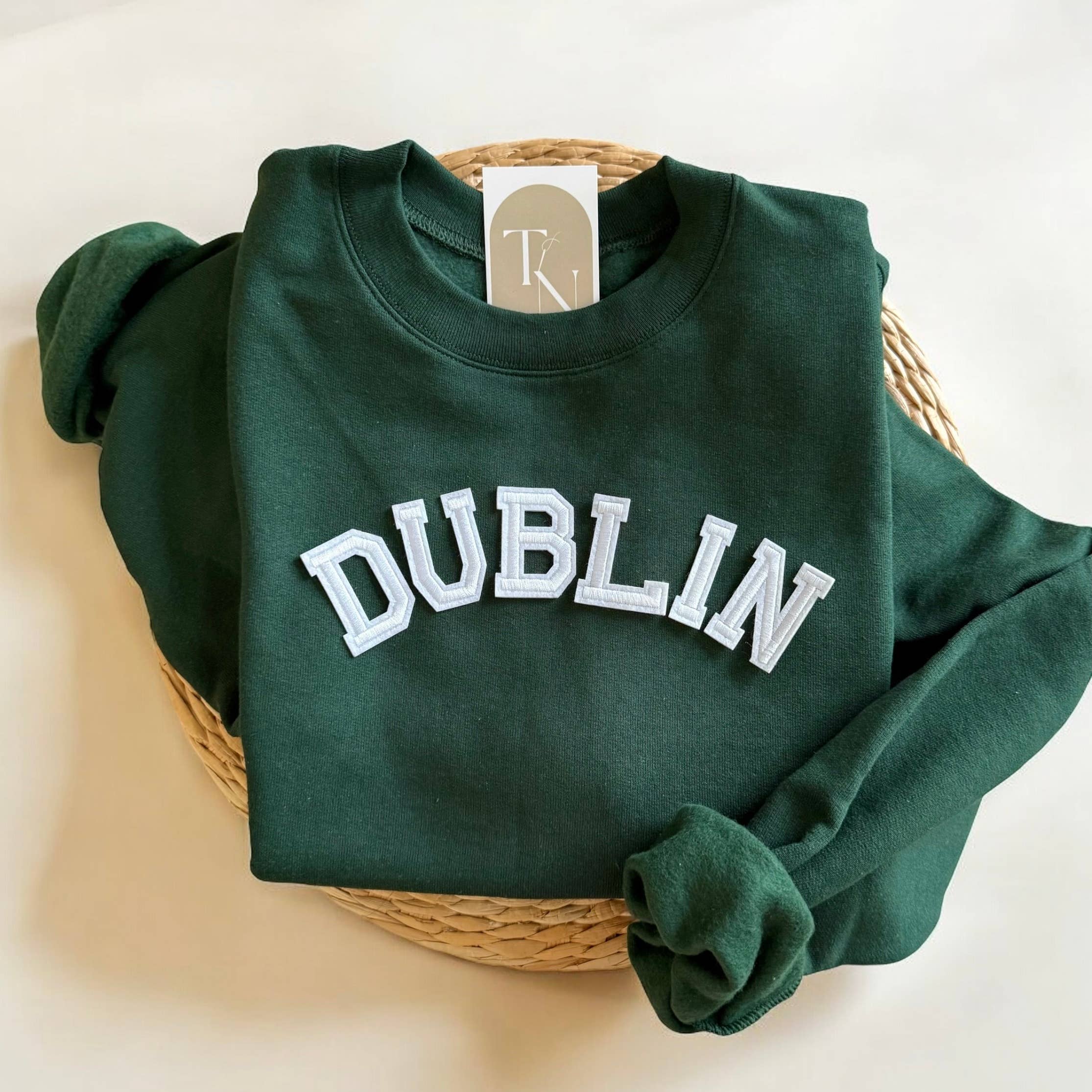 Dublin Ireland Crewneck Sweatshirt T-Shirts, Hoodie | PodTeesHub.com