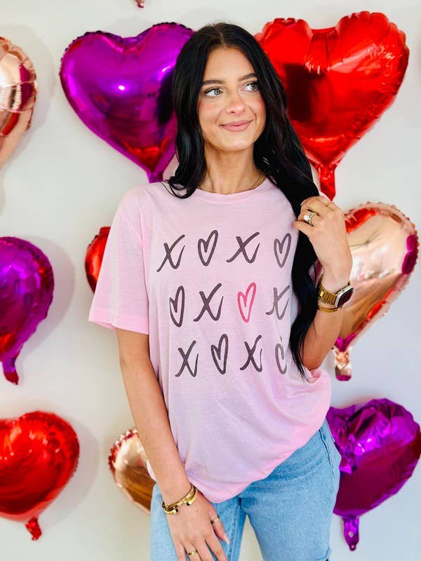 Xoxo Valentine's Heart Tee Hoodie, Sweatshirt | PodTeesHub.com