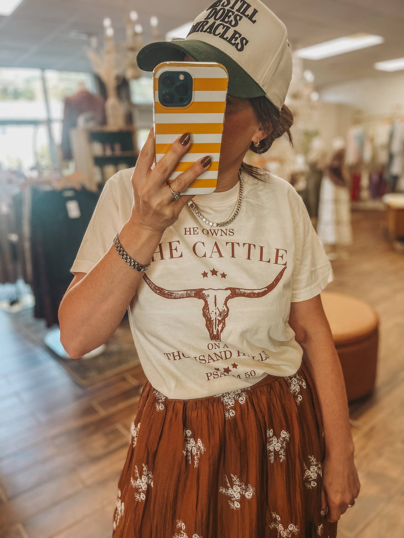 He Owns the Cattle Graphic Tee | Western Shirt | Cattle Tee Hoodie, Sweatshirt | PodTeesHub.com