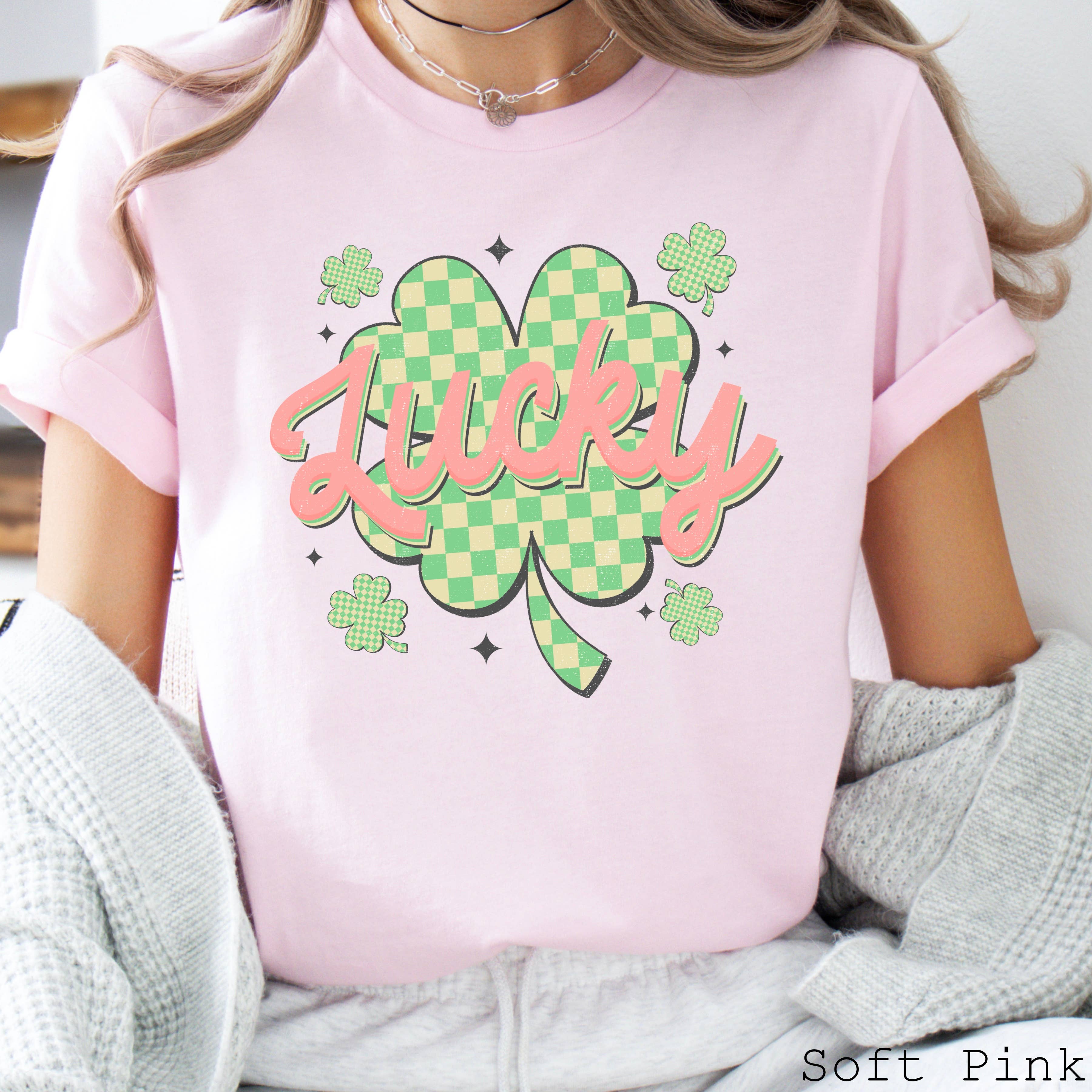 Lucky St. Patrick’S Day Graphic Tee | Bella Canvas Hoodie, Sweatshirt | PodTeesHub.com