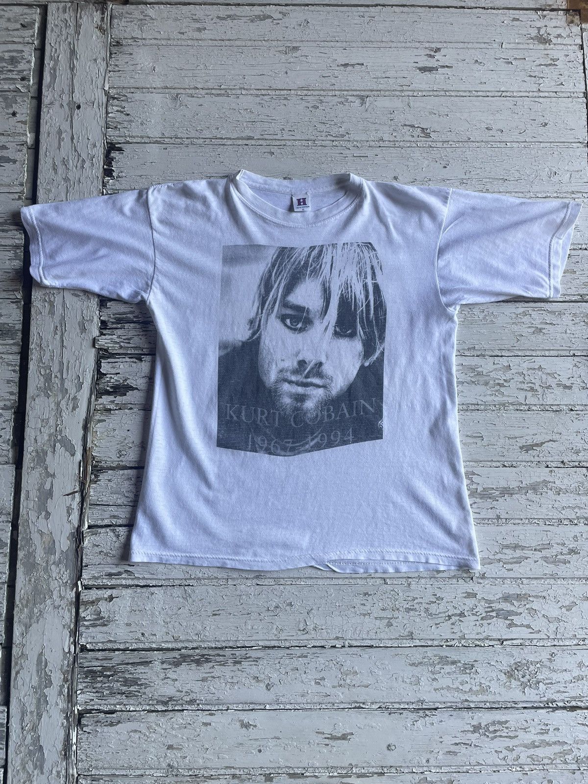 Vintage 90 S Kurt Cobain Euro Memorial Tee Size M Hoodie, Sweatshirt | PodTeesHub.com