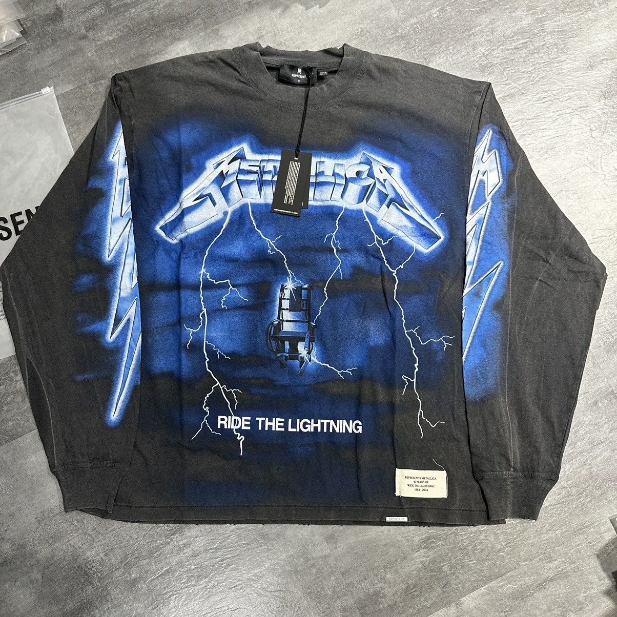 Metallica Ride The Lightning Ls T Shirt Hoodie, Sweatshirt | PodTeesHub.com