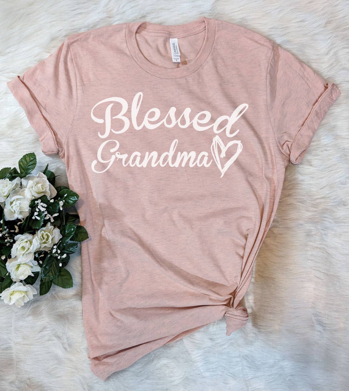 Blessed Grandma -Grandma Blessed Fun Sweet Cute Gift T-Shirt Hoodie, Sweatshirt | PodTeesHub.com